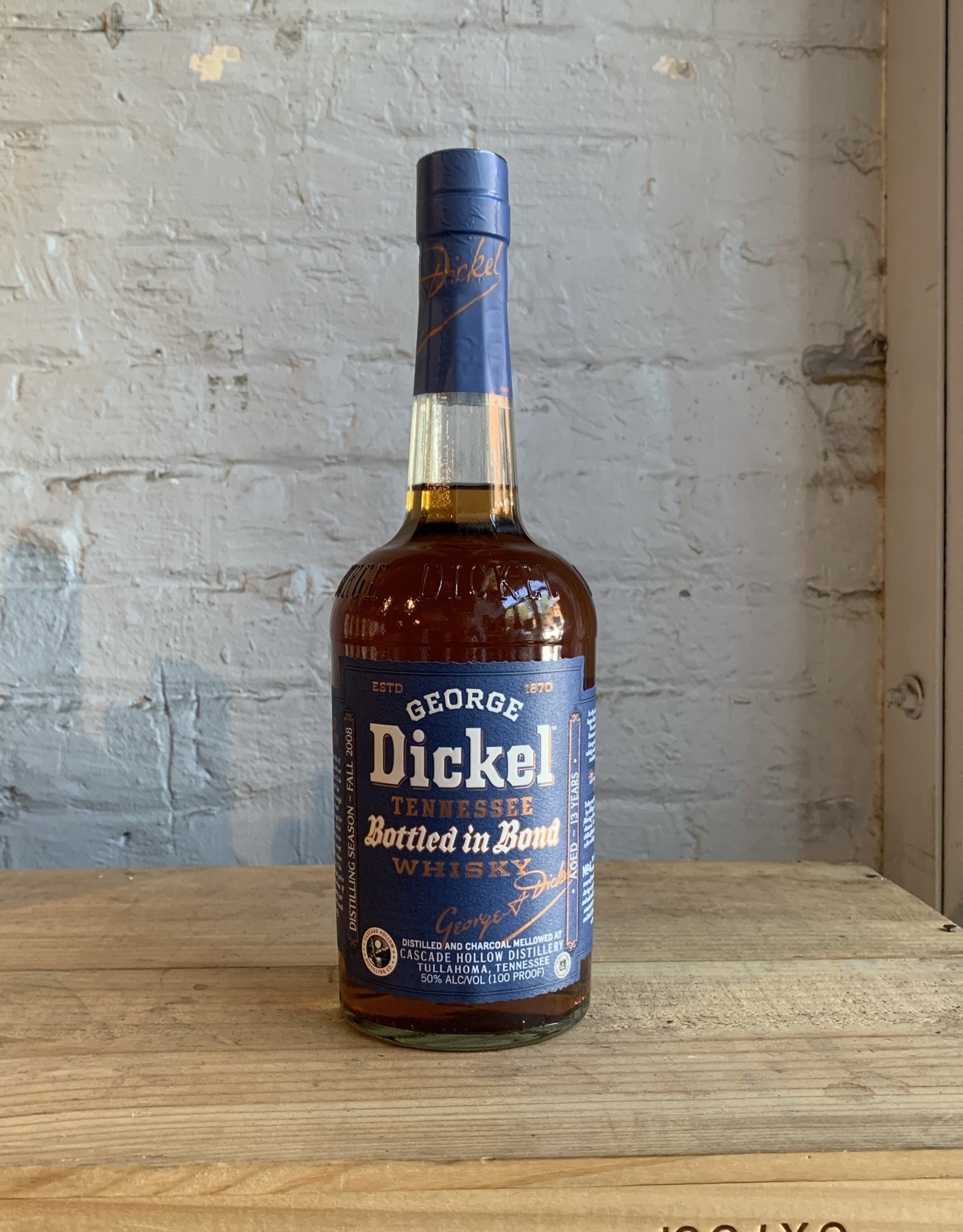 George Dickel 13 Year Bottled in Bond No. 4 - Tullahoma, Tennessee (750mL)
