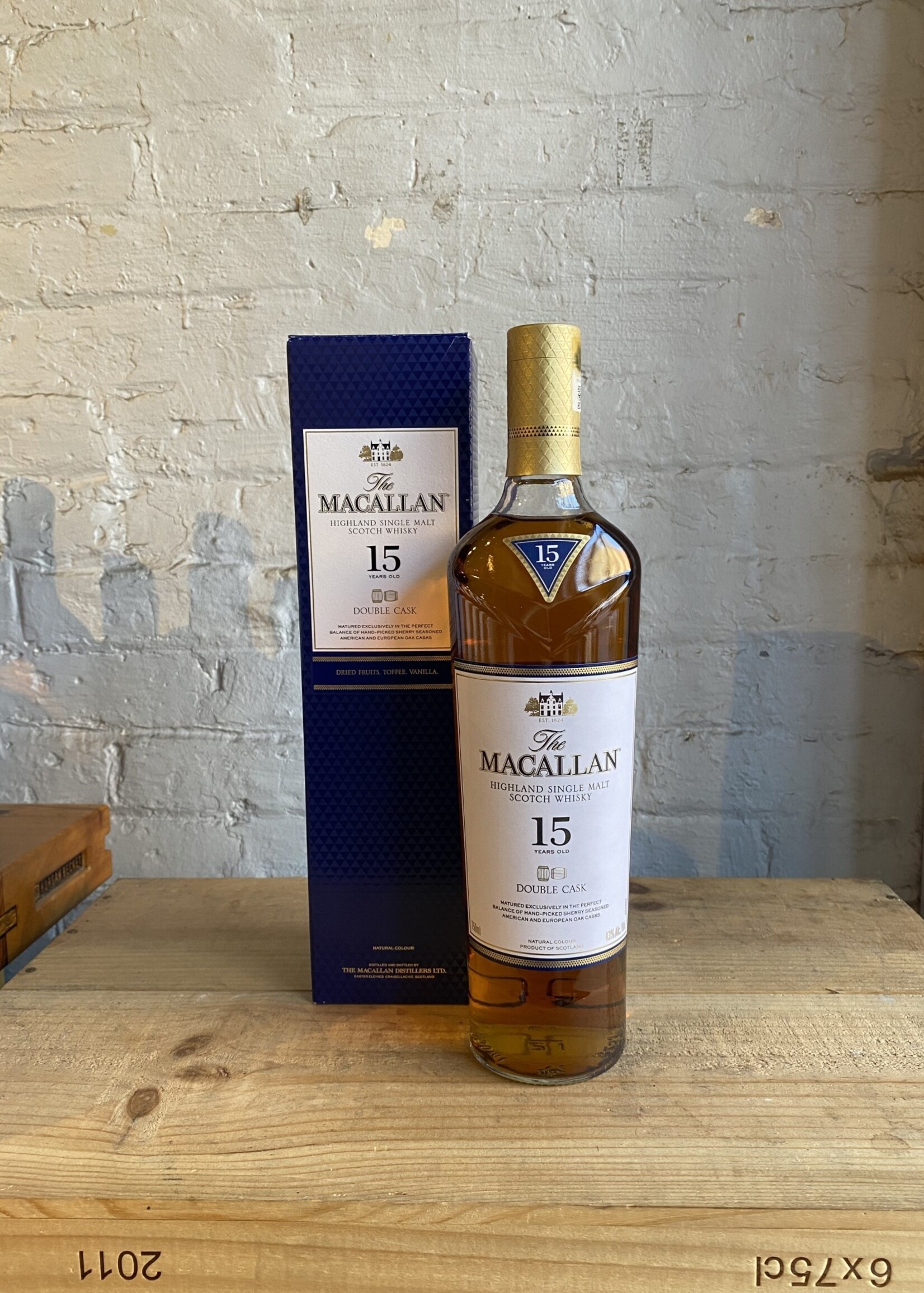 The Macallan 15yr Double Cask Single Malt Scotch Whisky - Speyside, Highland, Scotland (750ml)