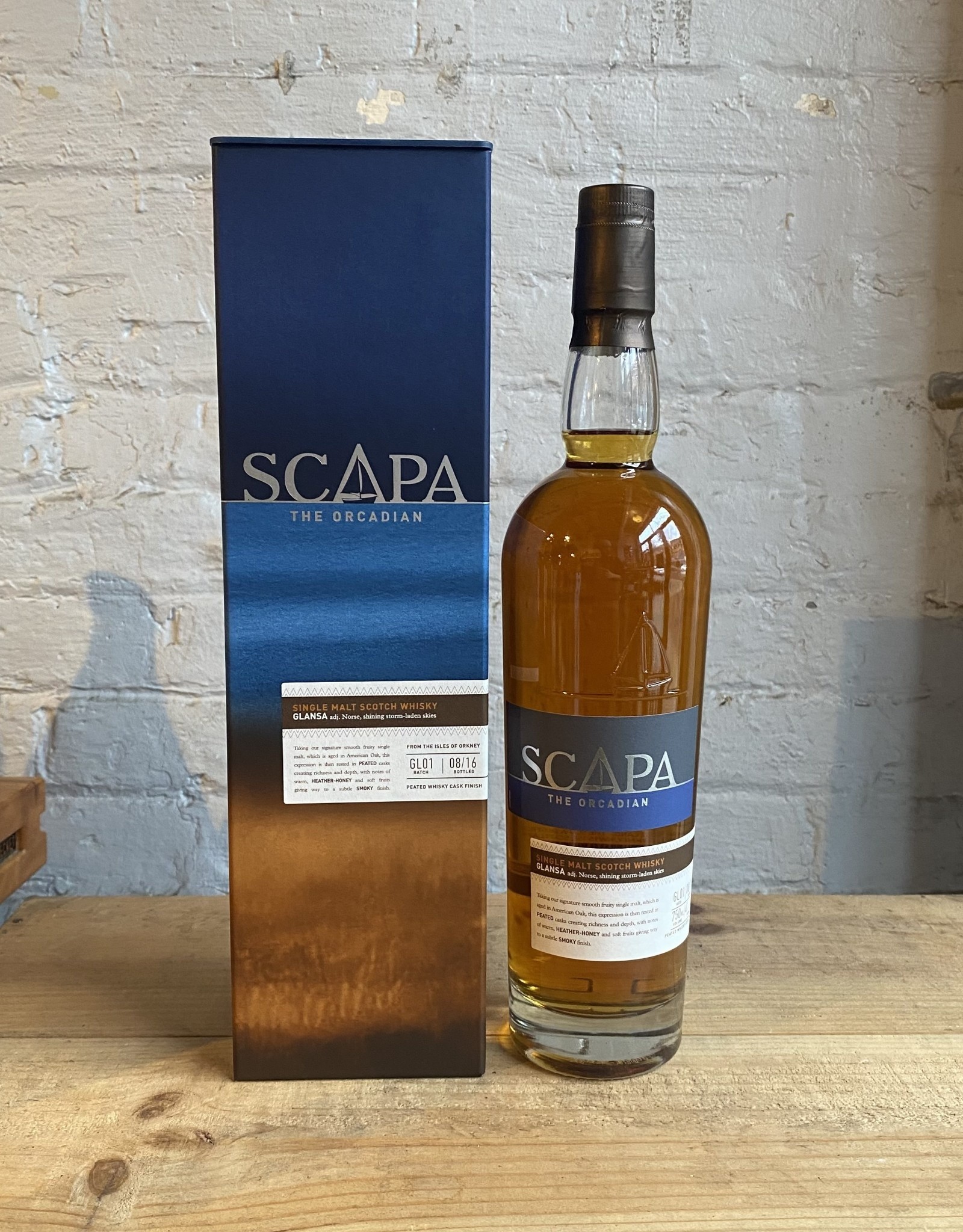 Scapa The Orcadian Glansa Single Malt Scotch Whisky - Orkney Islands, Scotland (750ml)