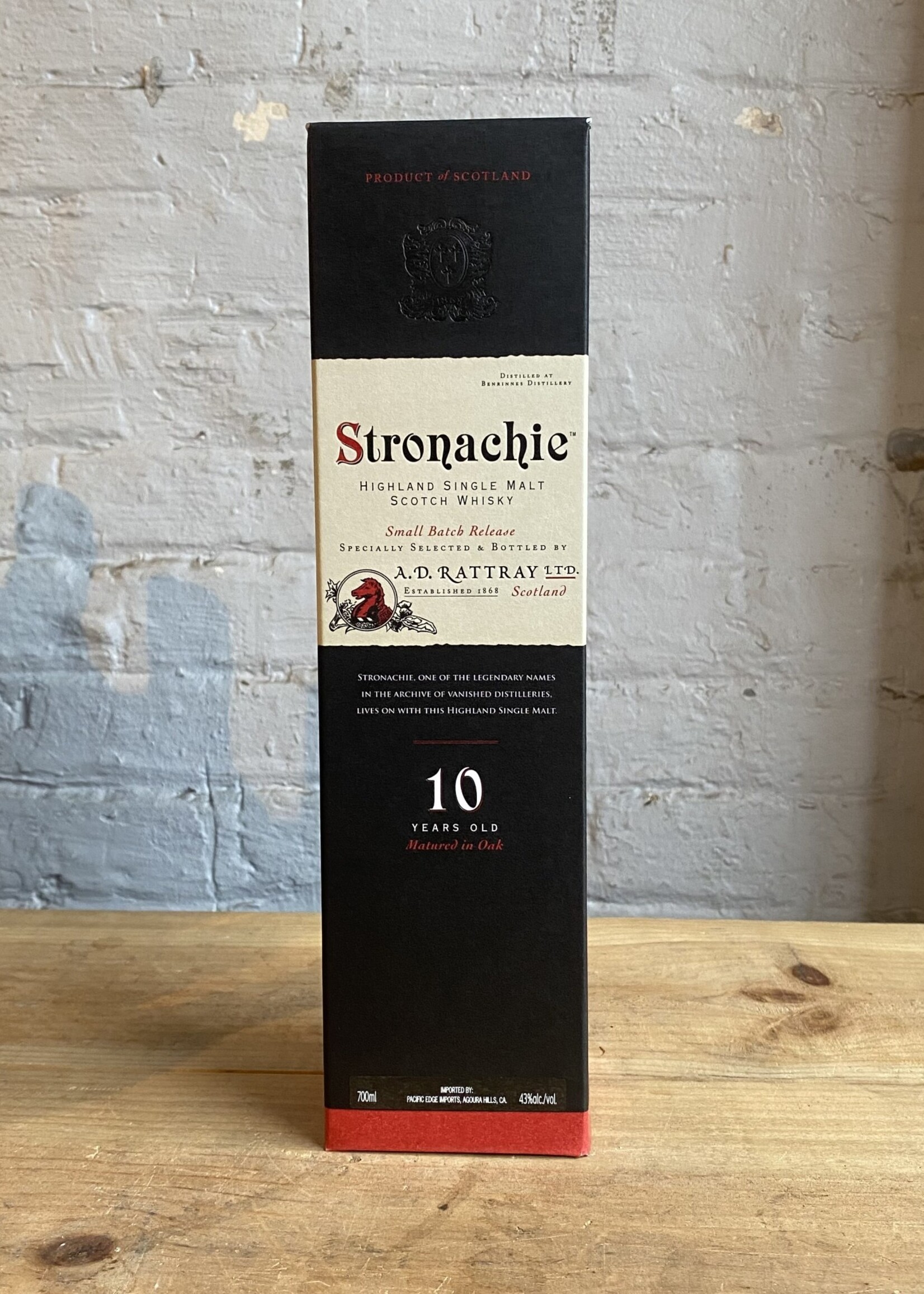 Stronachie 10yr Single Malt Scotch Whiskey - Highlands, Scotland (750ml)