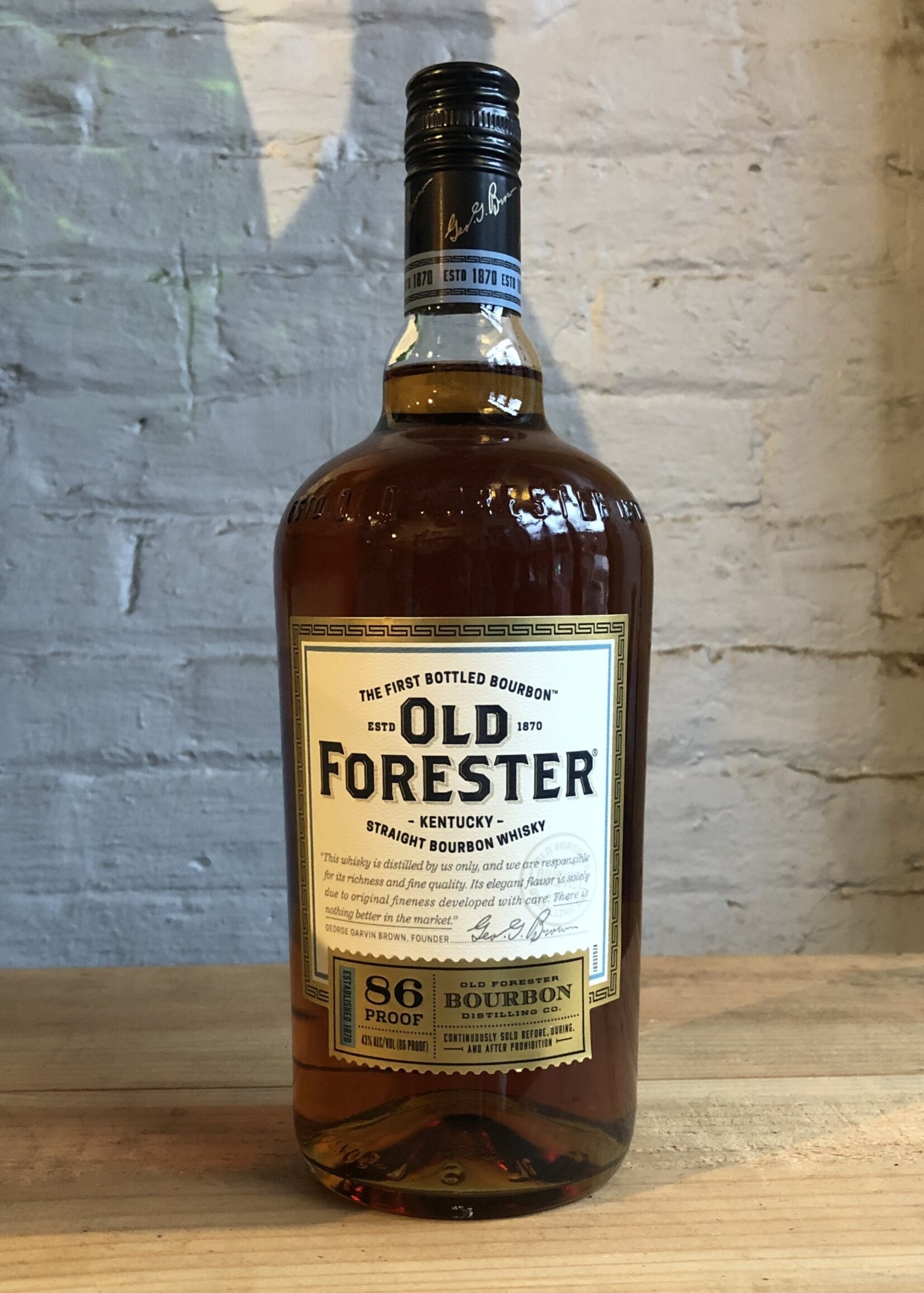 Old Forester 86 Straight Bourbon Whiskey - KY (1L)