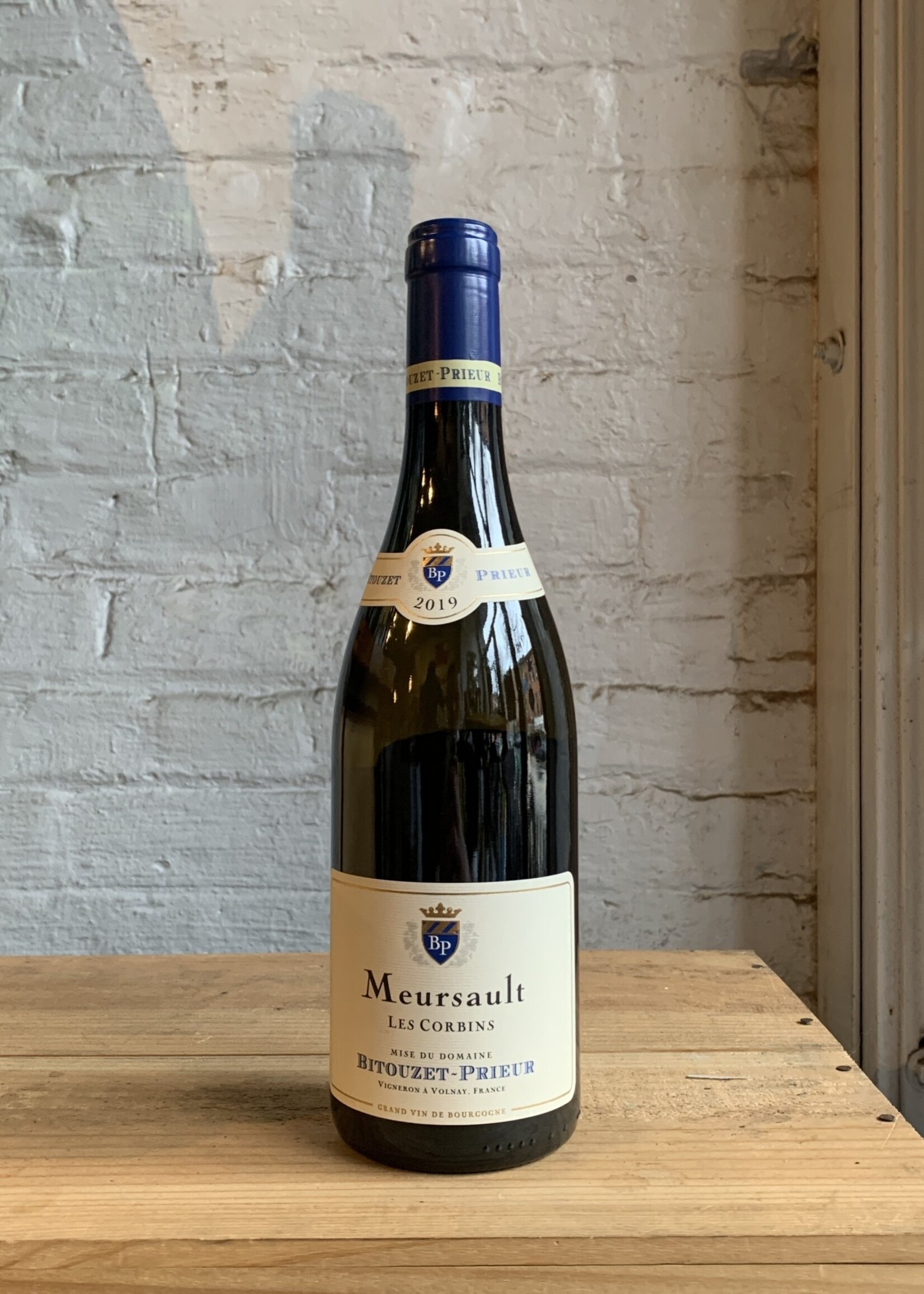 Wine 2019 Domaine Bitouzet-Prieur Meursault Les Corbins - Burgundy, France (750ml)