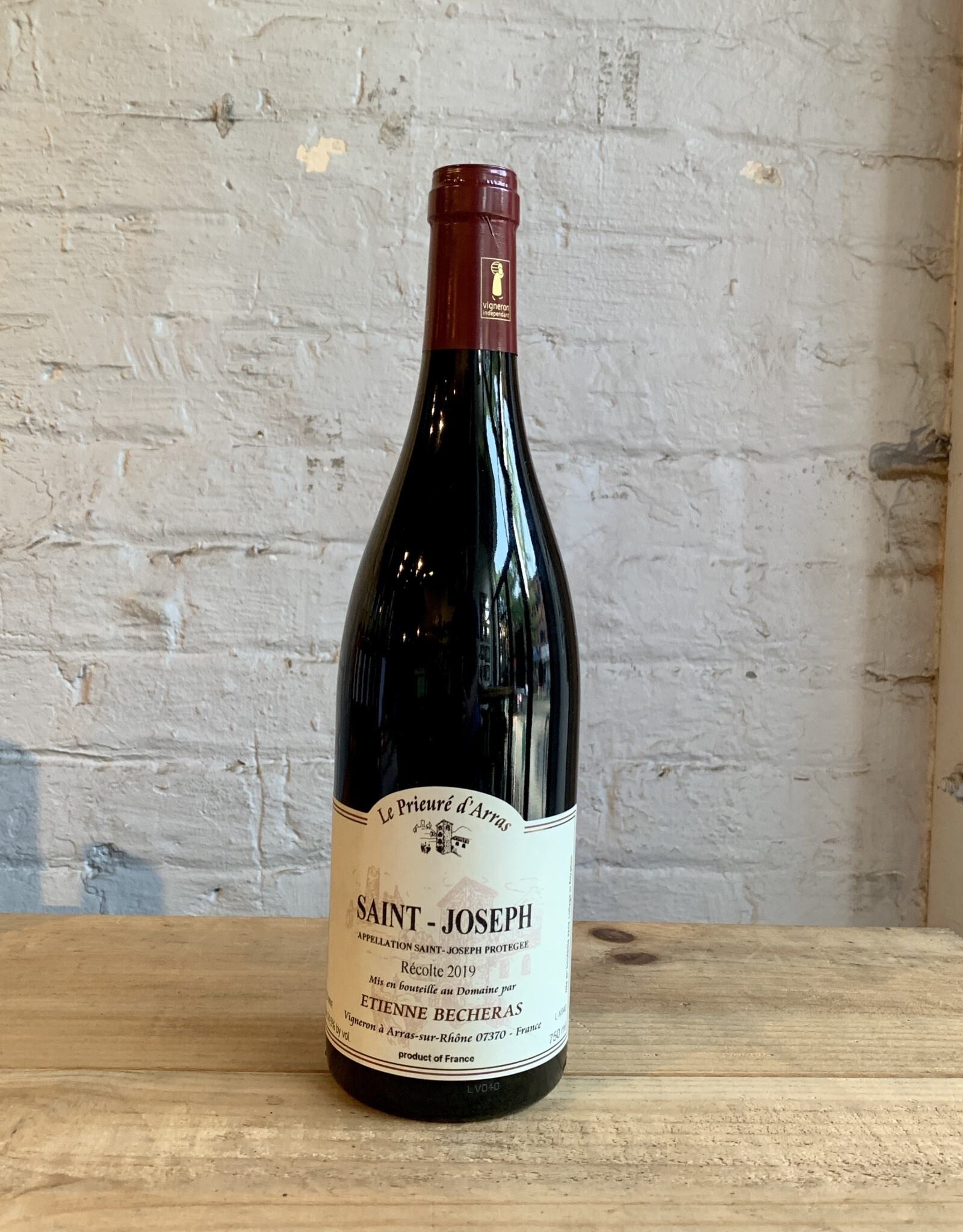 Wine 2019 Etienne Becheras Le Prieuré d'Arras Saint-Joseph - Rhone Valley, France (750ml)
