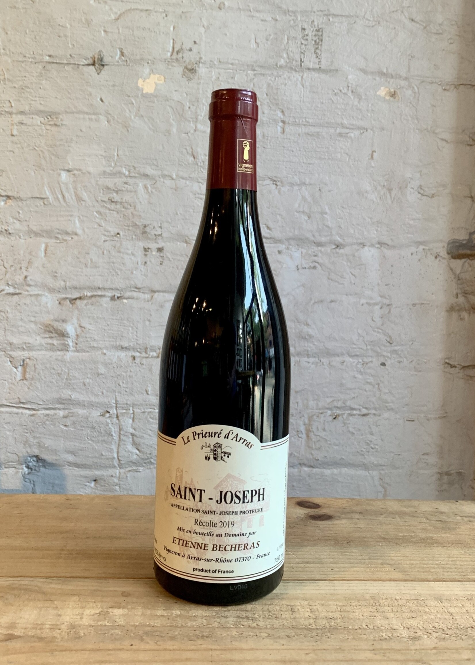 Wine 2019 Etienne Becheras Le Prieuré d'Arras Saint-Joseph - Rhone Valley, France (750ml)