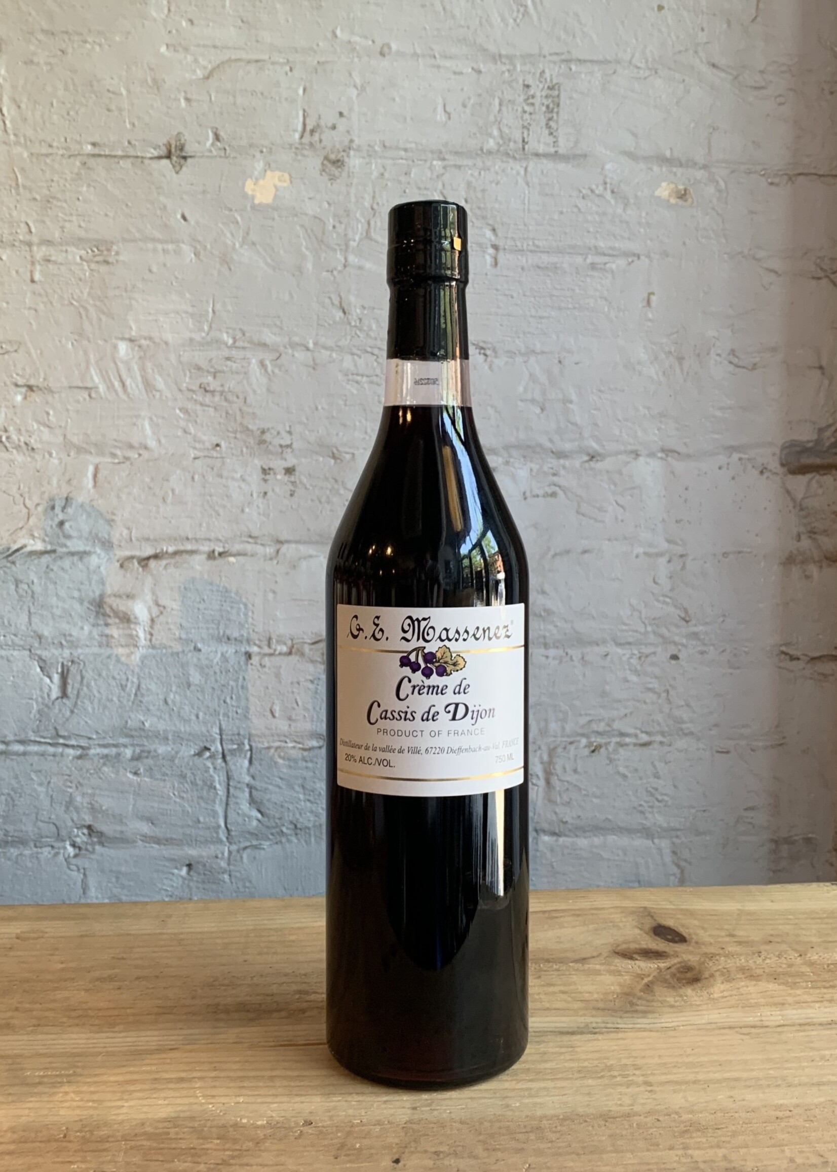 G. E. Massenez Creme de Cassis de Dijon - Dieffenbach-au-Val, France (750ml)