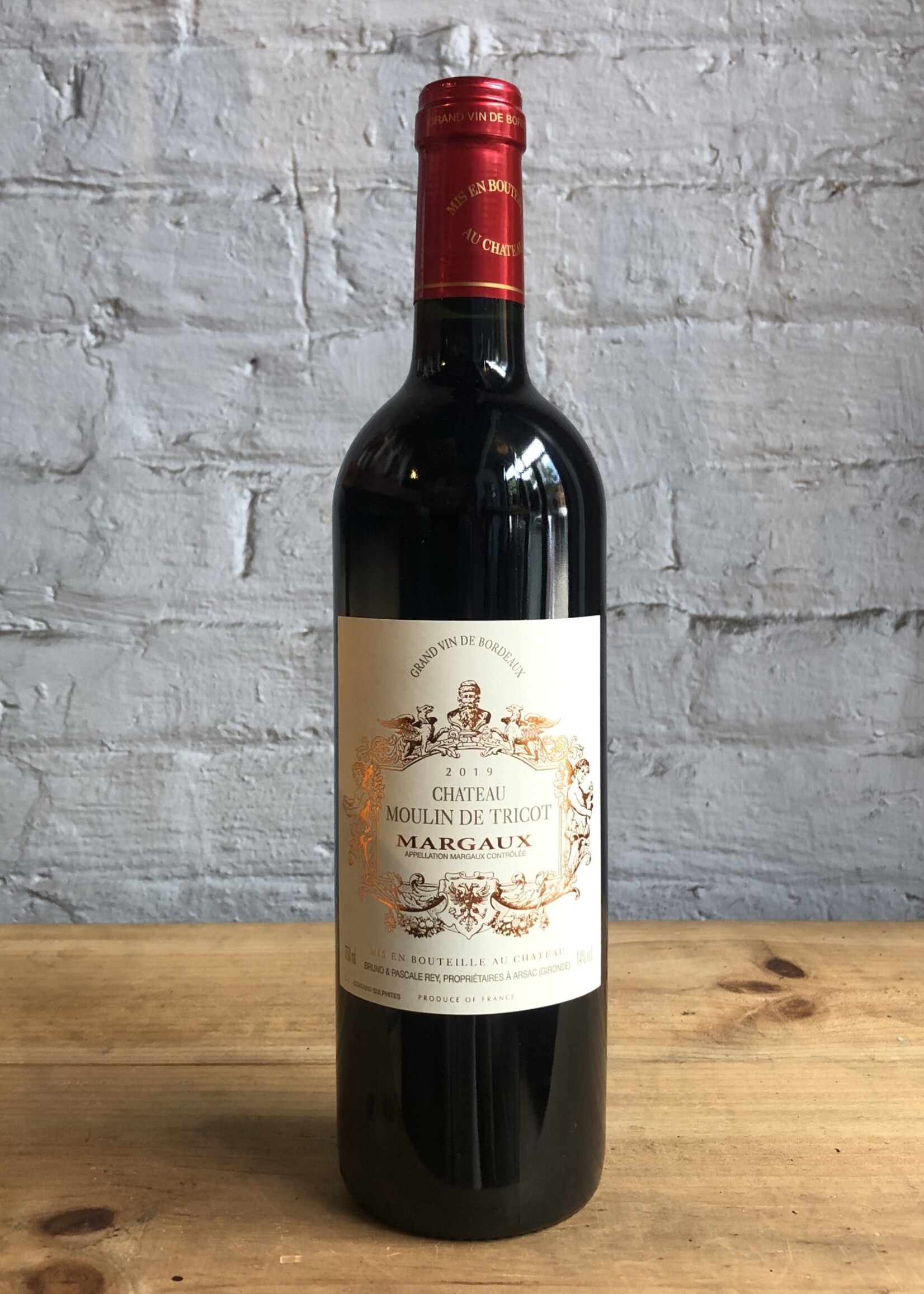 Wine 2019 Chateau Moulin de Tricot - Margaux, Bordeaux, France (750ml)