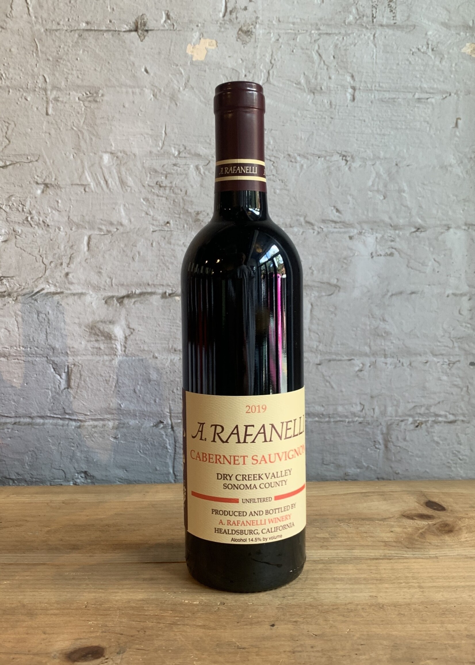 Wine 2019 Rafanelli Vineyard Cabernet Sauvignon - Dry Creek Valley, Sonoma, CA (750ml)