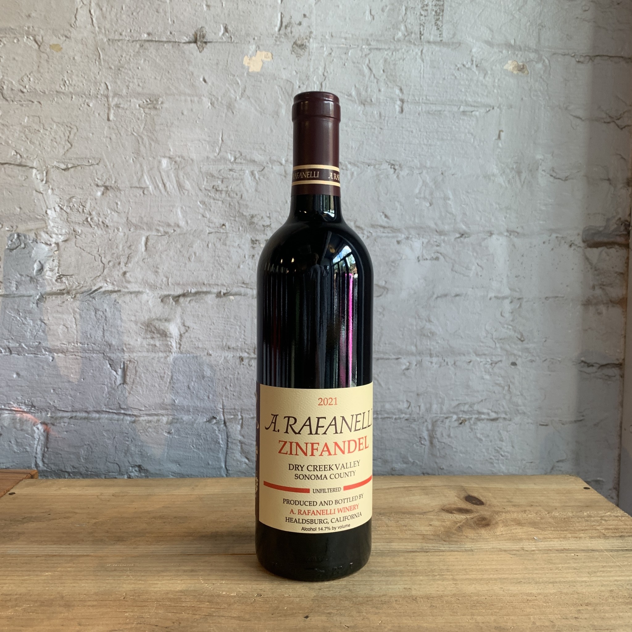2021 Rafanelli Vineyard Zinfandel Dry Creek Valley, Sonoma, CA (750ml