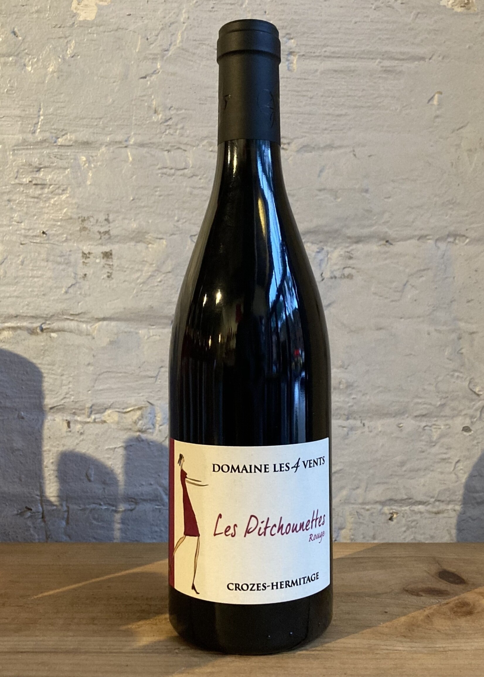 Wine 2020 Domaine Les 4 Vents Les Pitchounettes Rouge - Crozes-Hermitage, Rhone Valley, France (750ml)