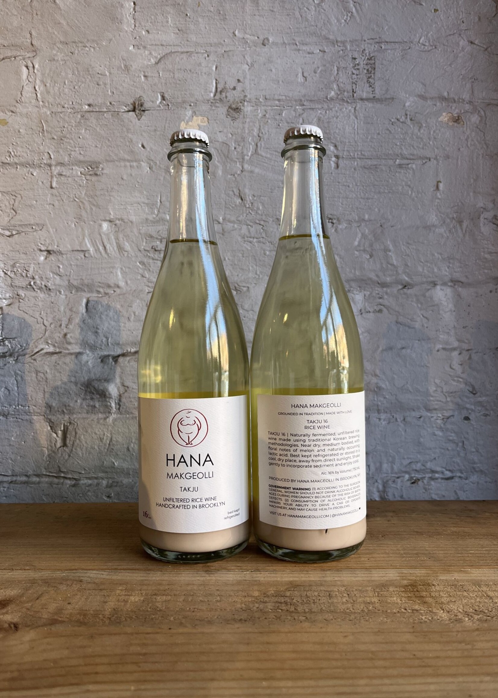 Hana Makgeolli TAKJU 16 - - NY Brooklyn, GNARLY VINES (750ml)