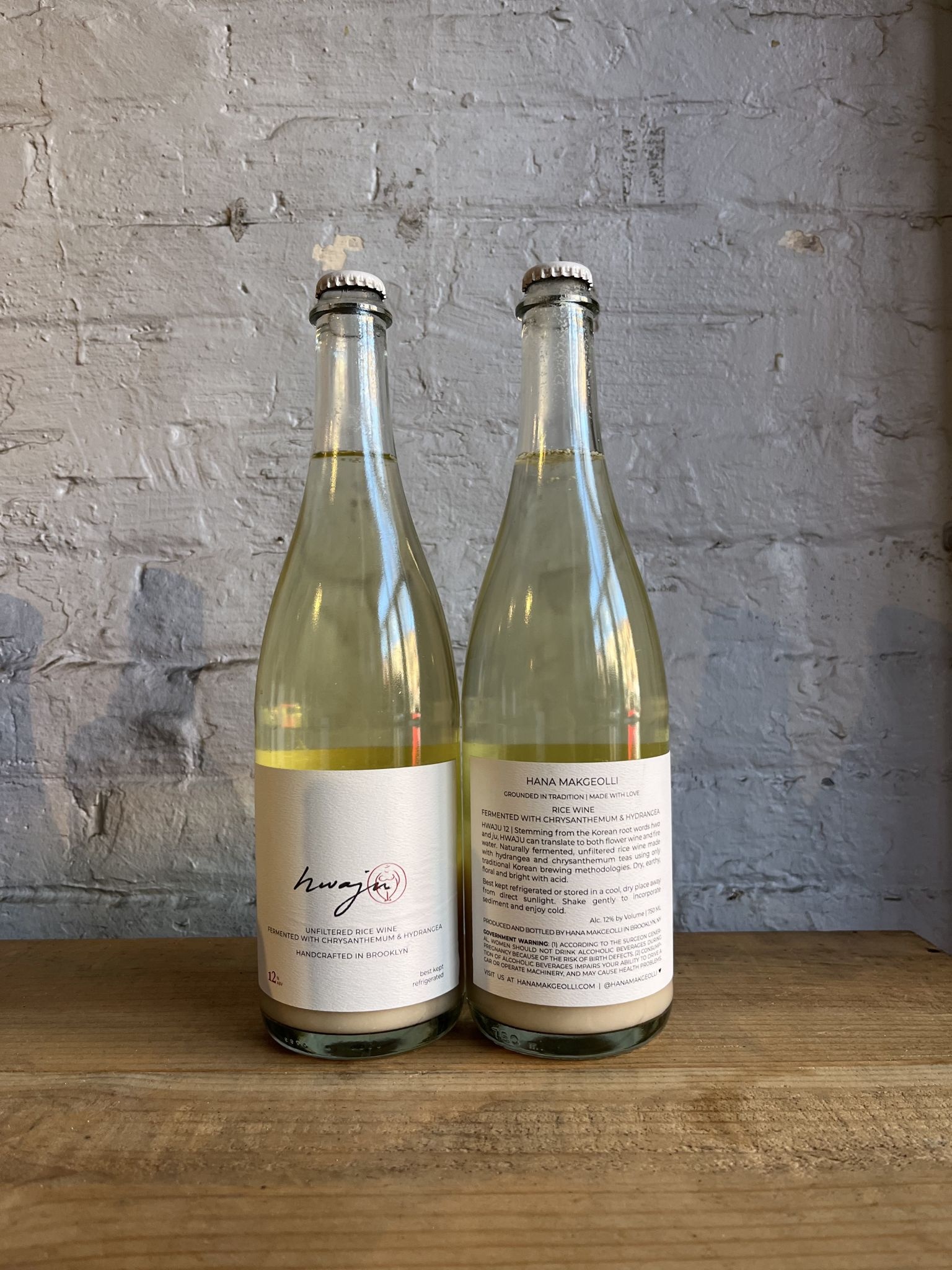 Hana Makgeolli HWAJU 12 - Brooklyn, NY (750ml) - GNARLY VINES