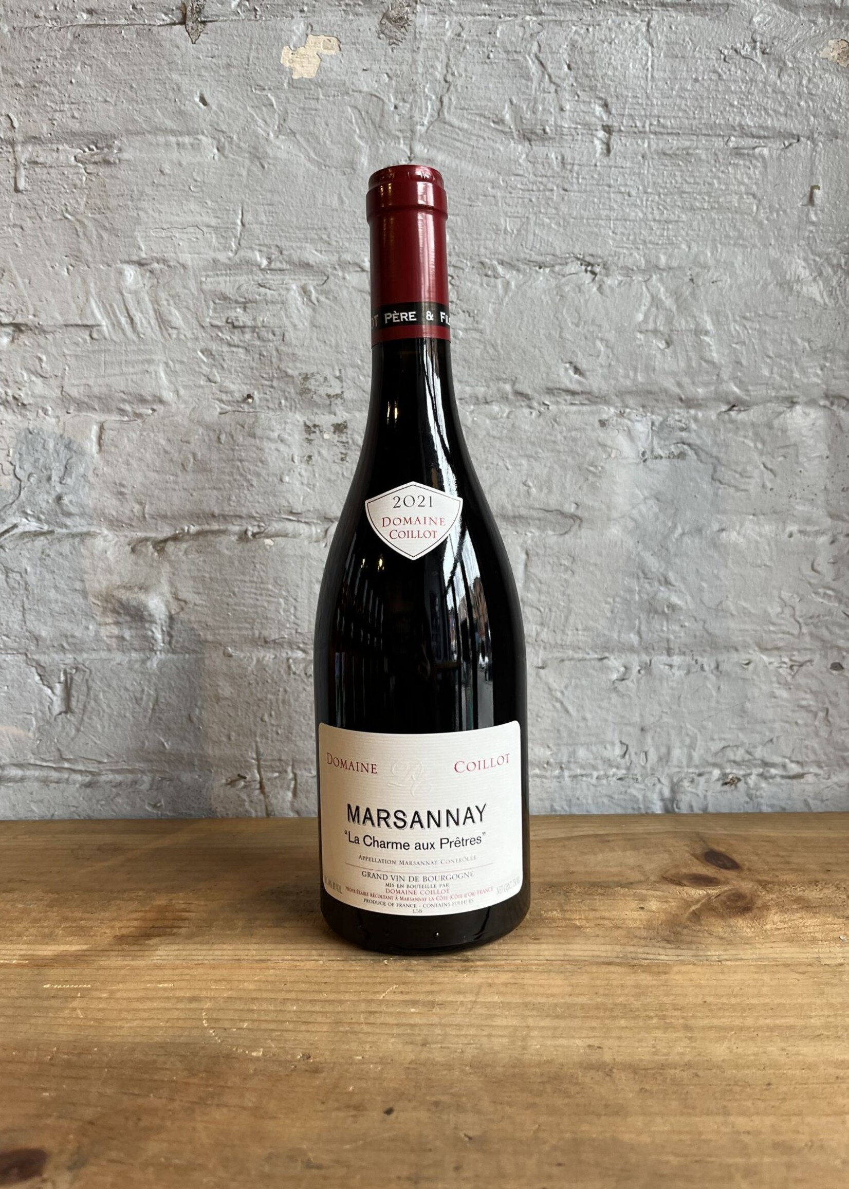 Wine 2021 Domaine Coillot Pere et Fils Marsannay La Charme aux Pretres - Burgundy, France (750ml)