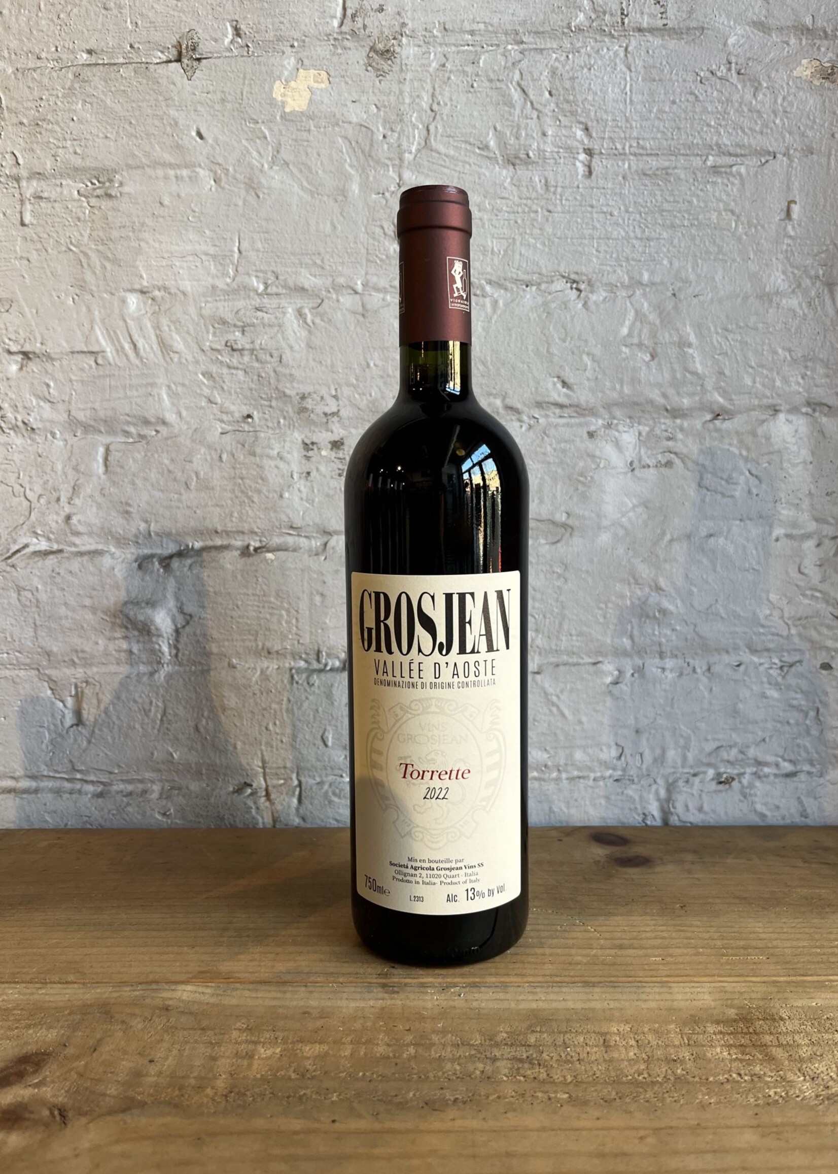 Wine 2022 Grosjean Torrette - Vallee D'Aoste, Italy (750ml)