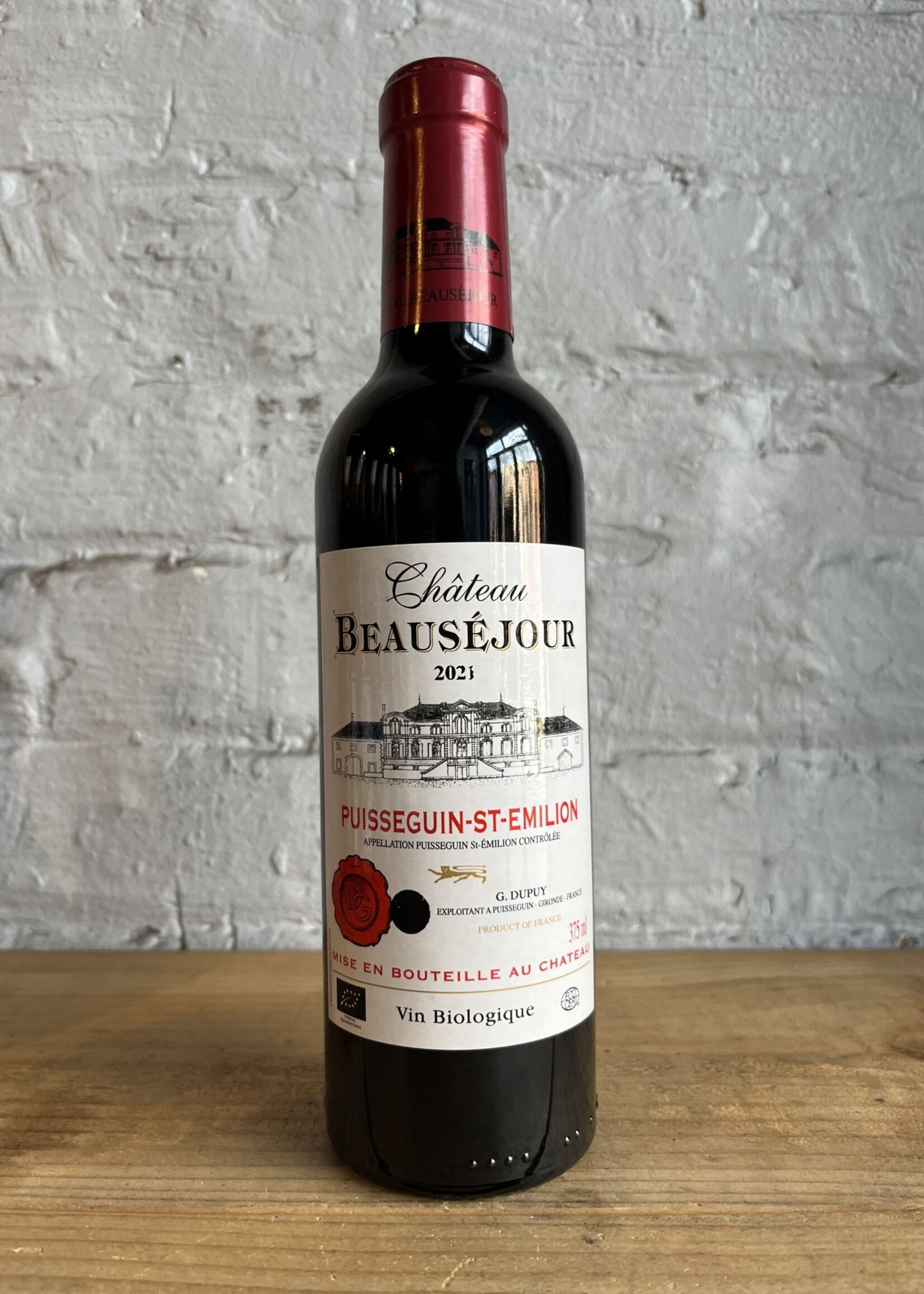 Wine 2021 Chateau Beausejour-Bassac Puisseguin Saint-Emilion - Bordeaux, France (375ml)