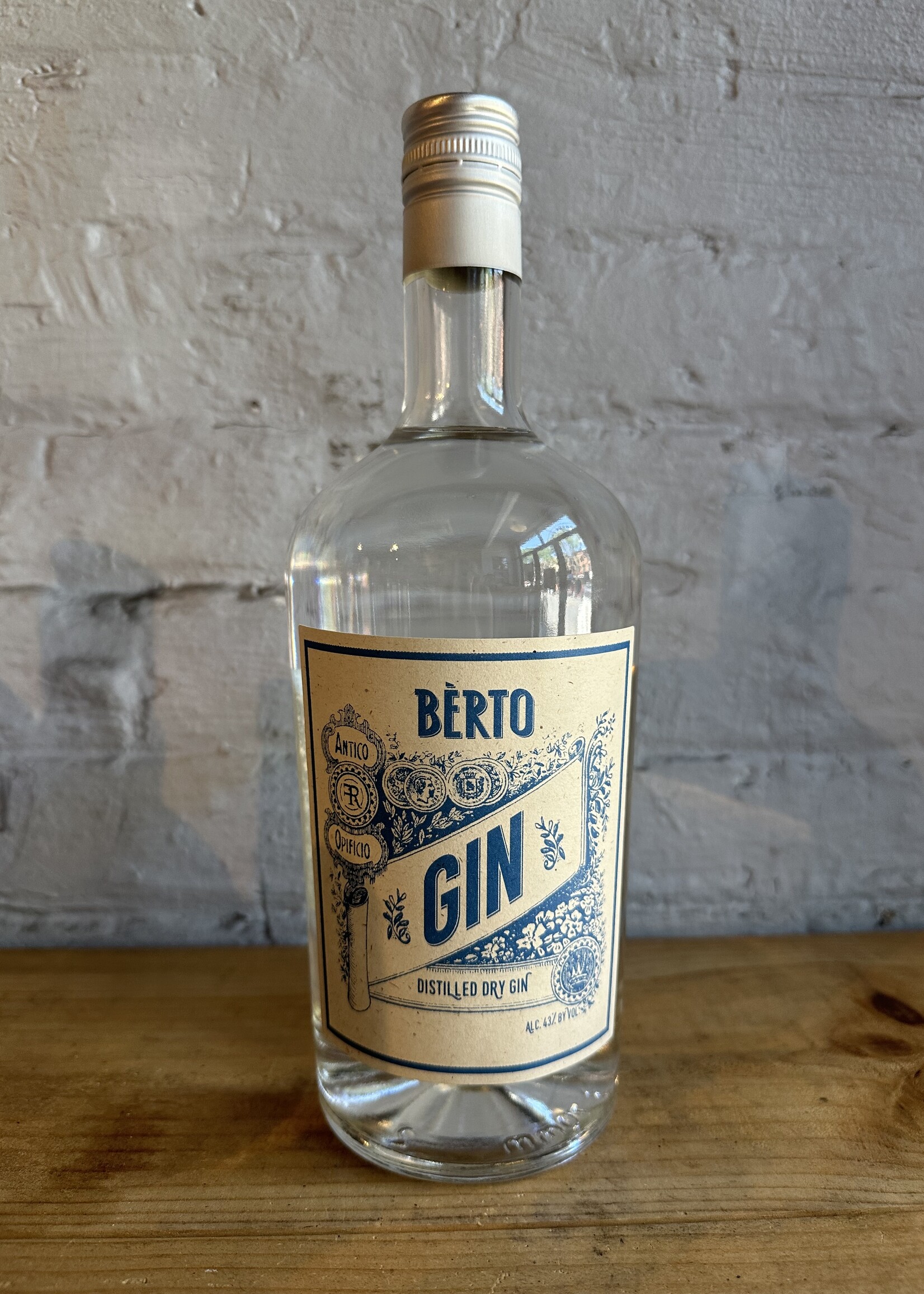 Bèrto Distilled Dry Gin - Piedmont, Italy (1L)