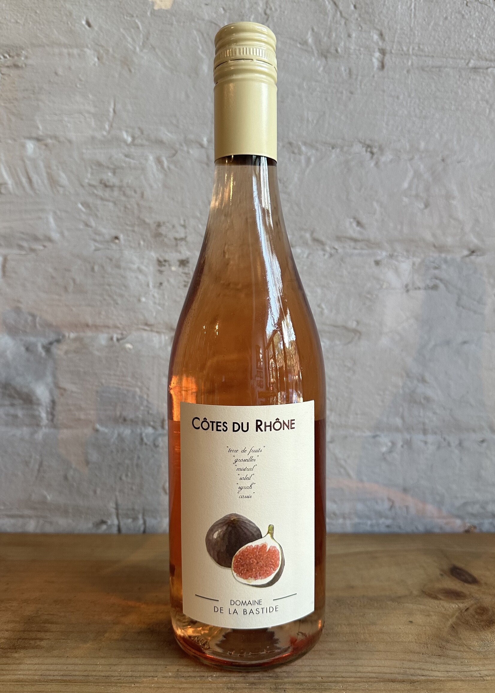 Wine 2022  Domaine de la Bastide 'Figue' Rose - Cotes du Rhone, France (750ml)