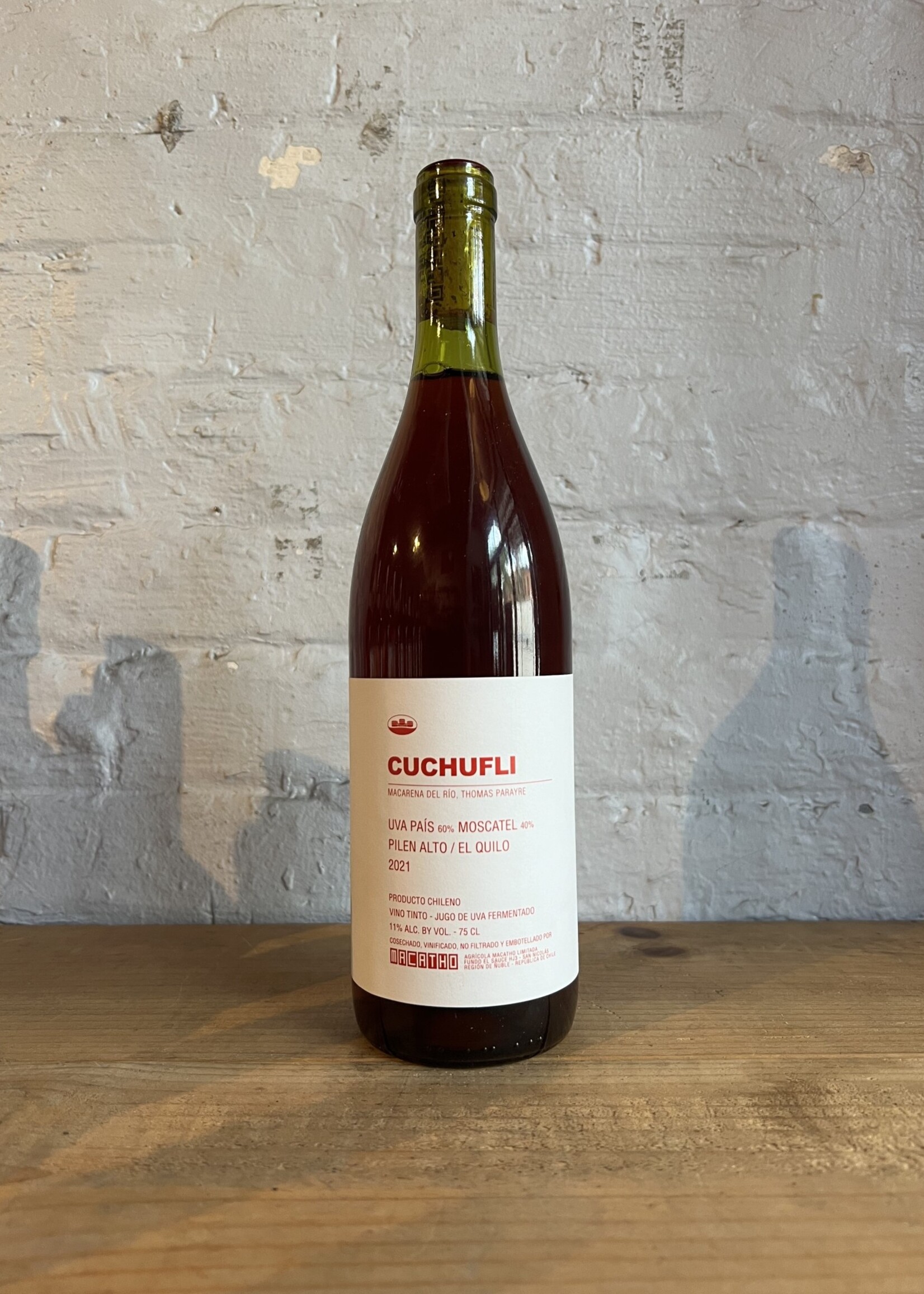 Wine 2021 Macatho Cuchufli - Valle del Itata, Chile (750ml)
