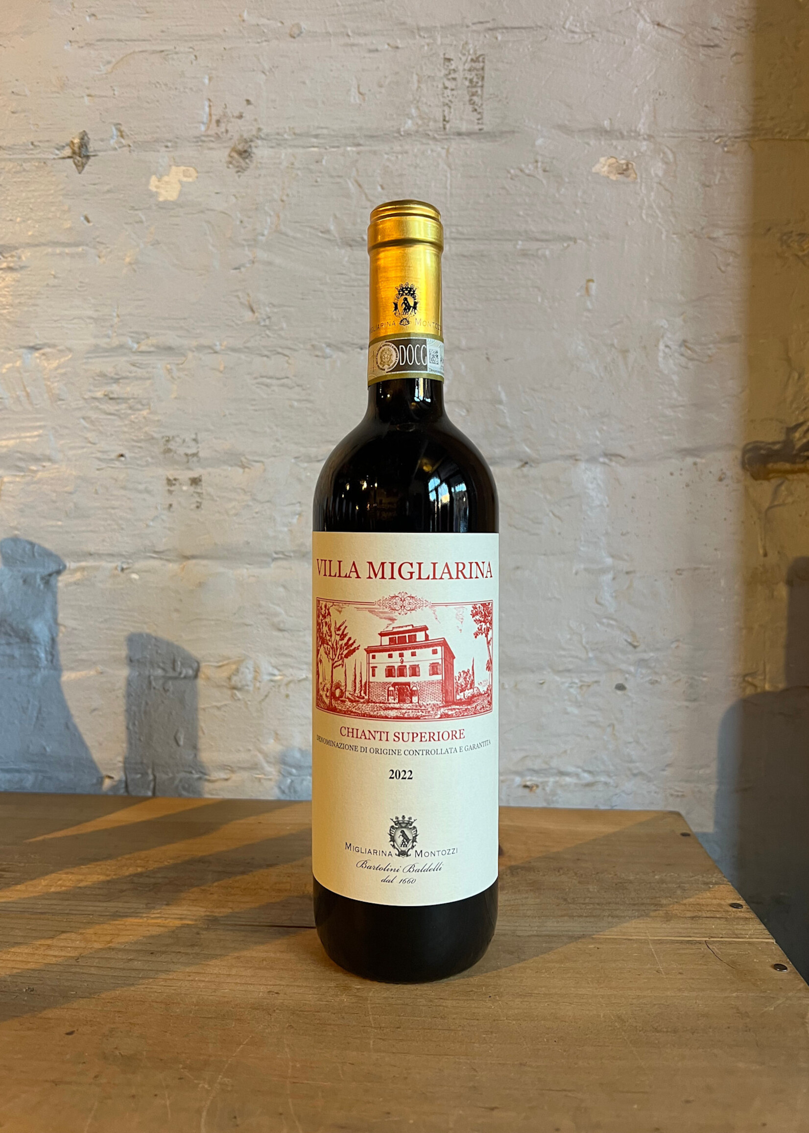 Wine 2022 Migliarina Montozzi Chianti Superiore - Tuscany, Italy (750ml)