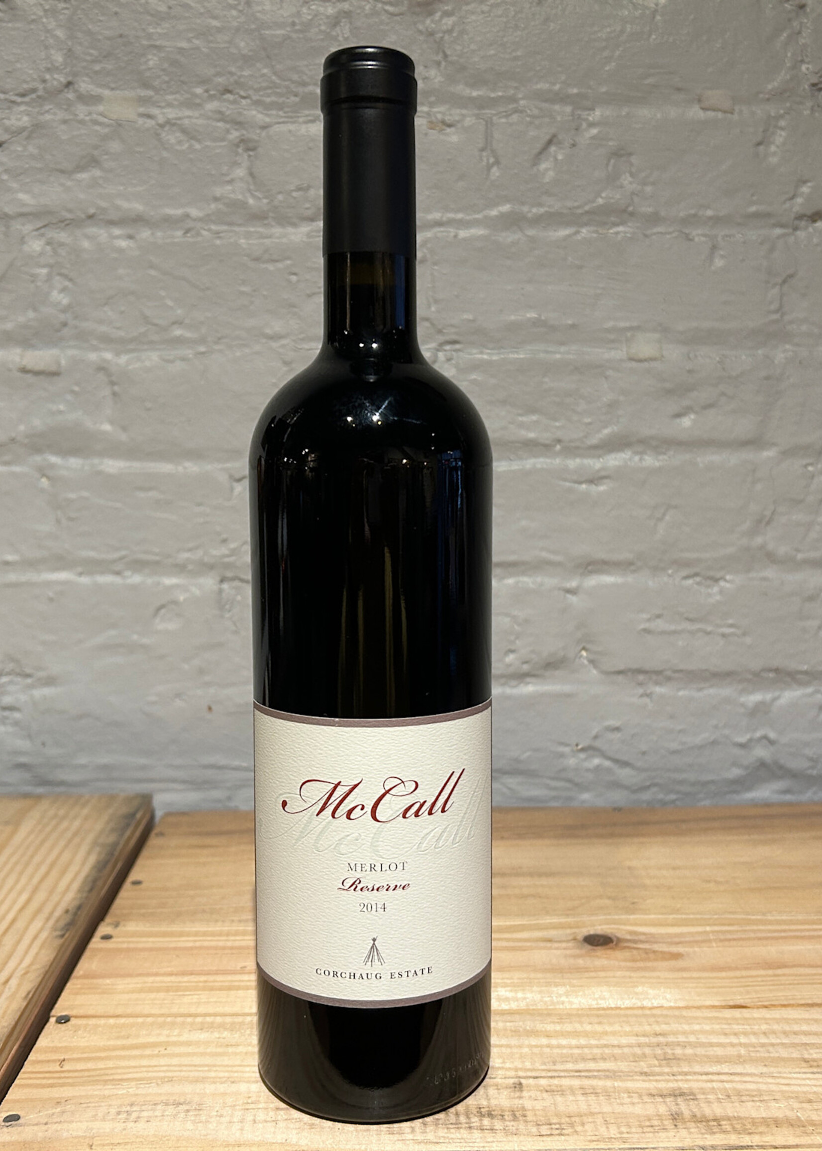 Wine 2014 McCall Corchaug Estate Reserve Merlot - North Fork of Long Island, NY (750ml)