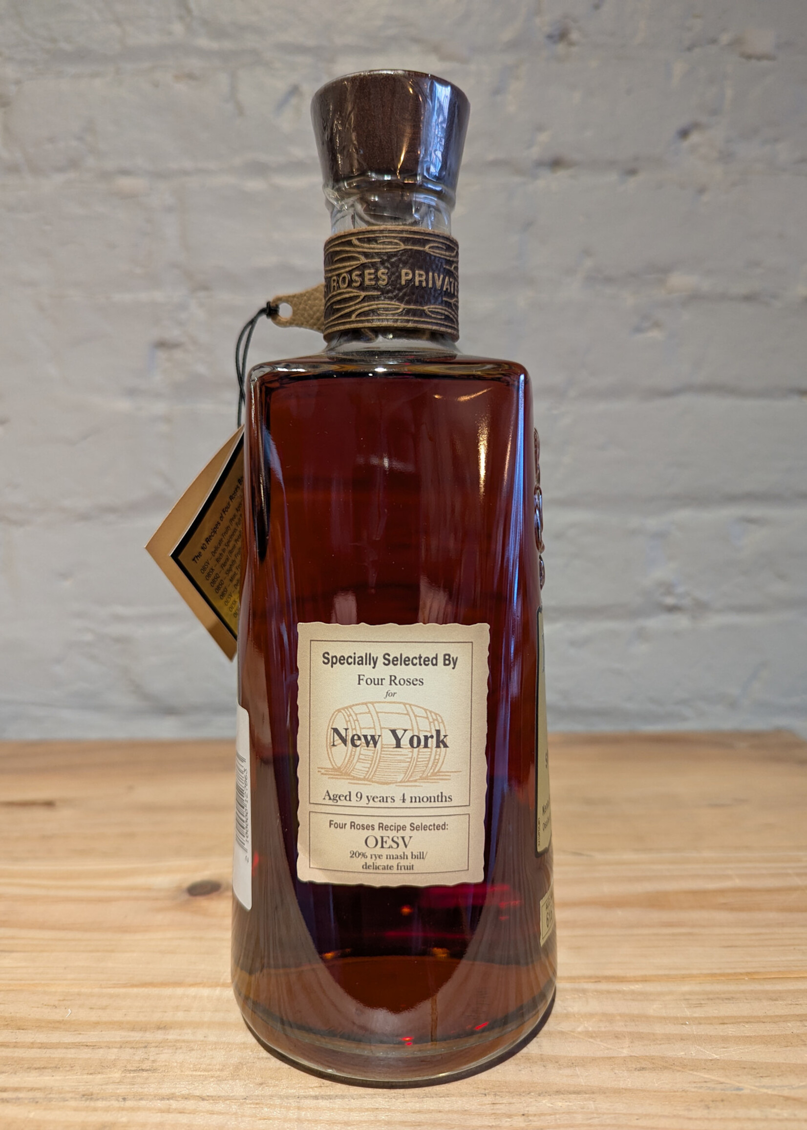 Four Roses Single Barrel Private Selection OESV 9yr 4mo 123.2 Proof - Lawrenceberg, Kentucky (750ml)