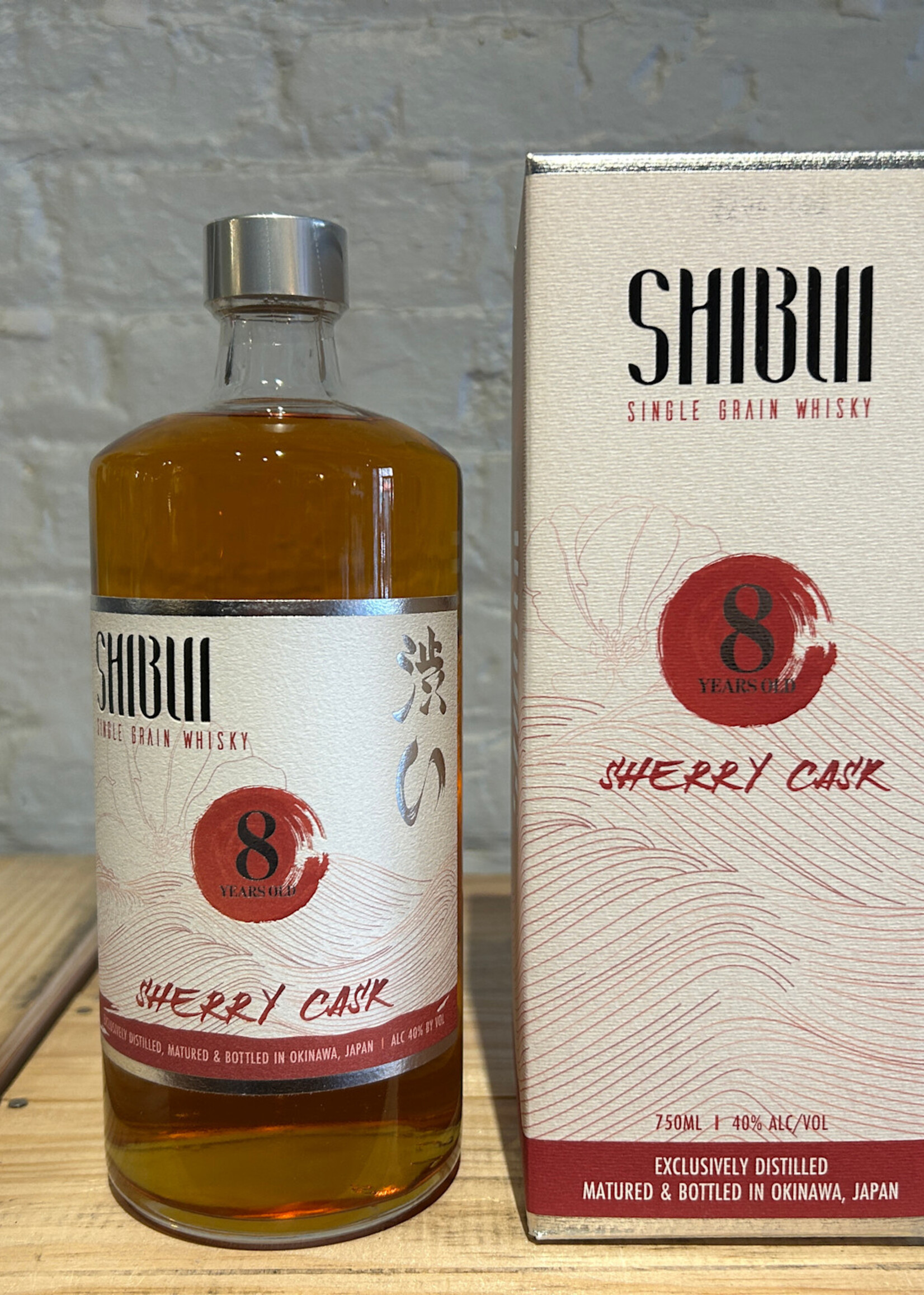 Shibui 8yr Sherry Cask Single Grain Whisky - Okinawa, Japan (750ml)