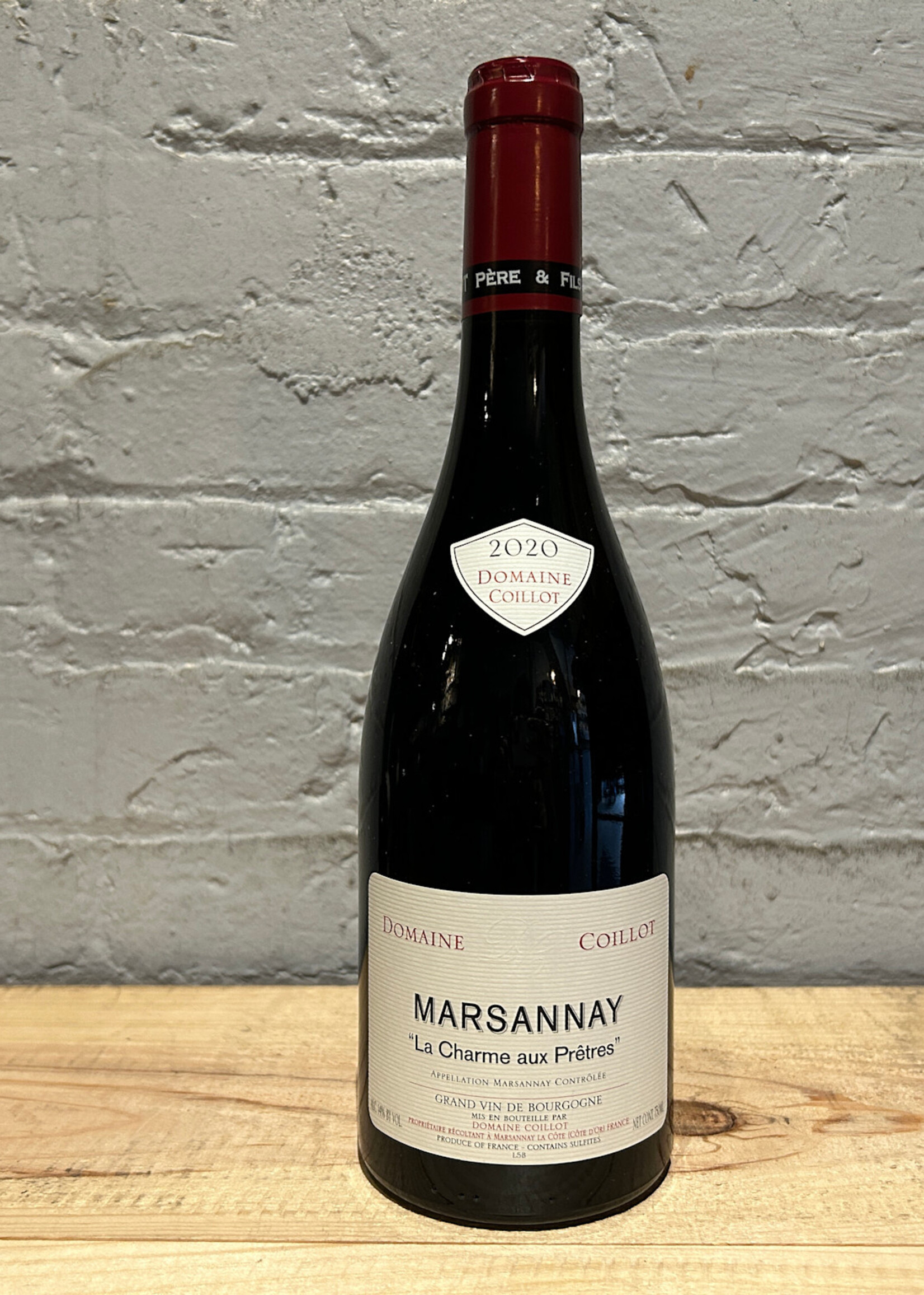 Wine 2020 Domaine Coillot Pere et Fils Marsannay La Charme aux Pretres - Burgundy, France (750ml)