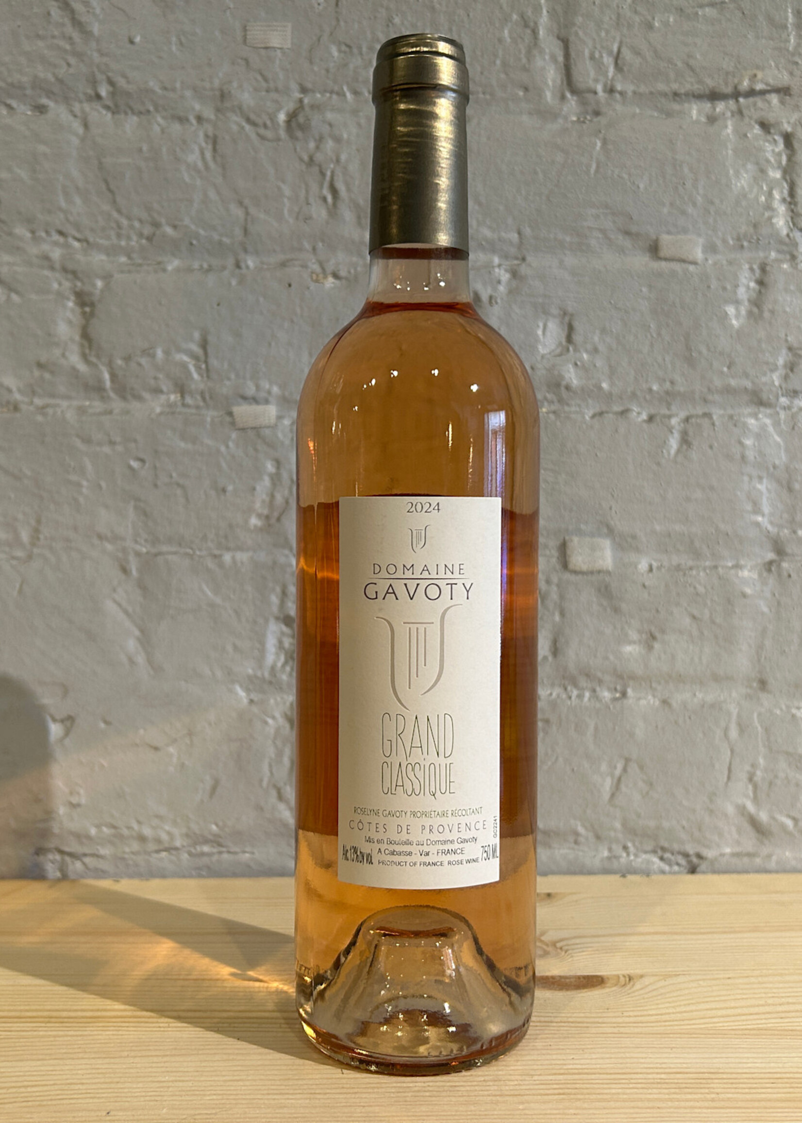 Wine 2024 Domaine Gavoty Grand Classique Rosé - Côtes de Provence, France (750ml)