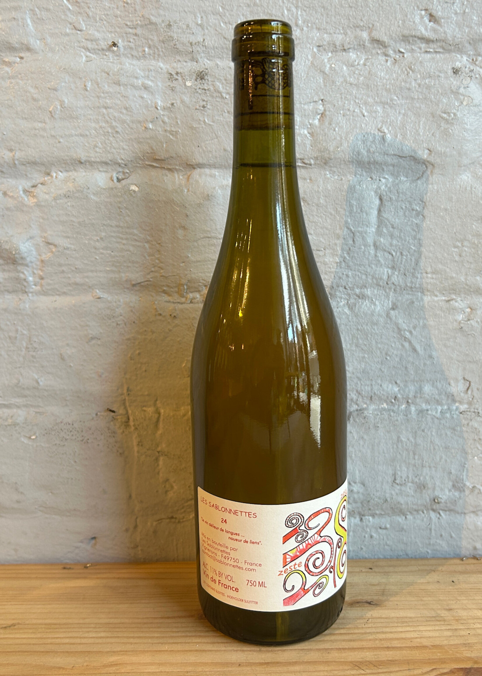 Wine 2024 Les Sablonnettes Zeste Chenin Blanc Sec de Maceration - Loire Valley, France (750ml)