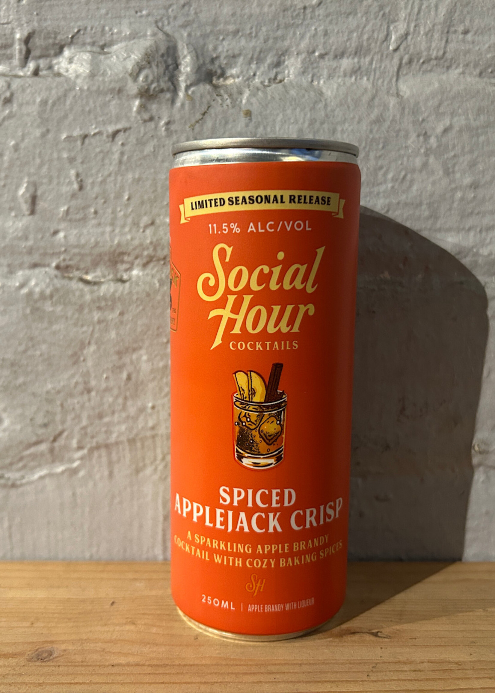 Social Hour Limited Seasonal Release Spiced Applejack Crisp - Brooklyn, NY (250ml)