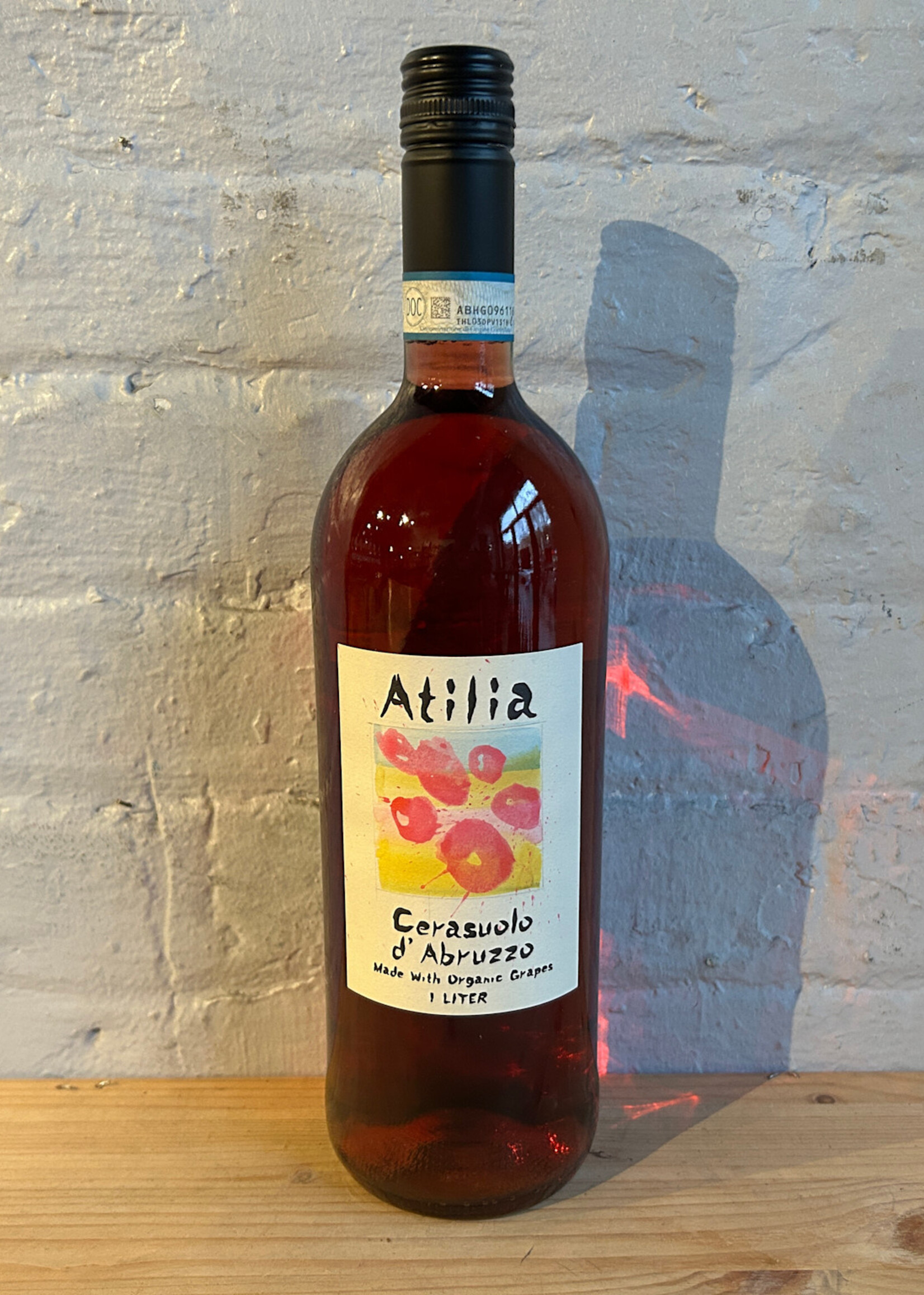 Wine 2024 Atilia Cerasuolo D'Abruzzo Rose - Italy (1Ltr)