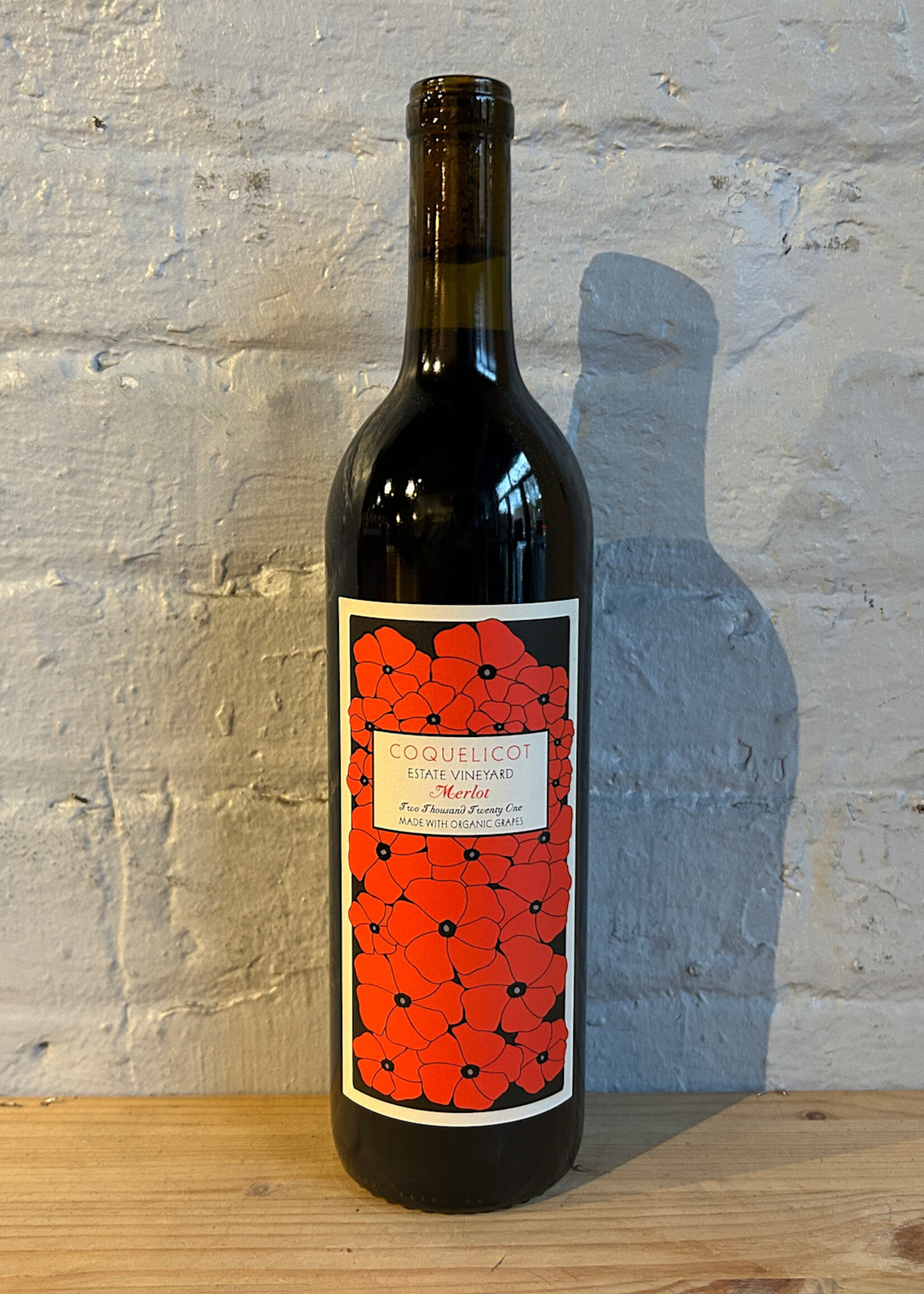 Wine 2021 Coquelicot Estate Merlot - Santa Ynez, California (750ml)