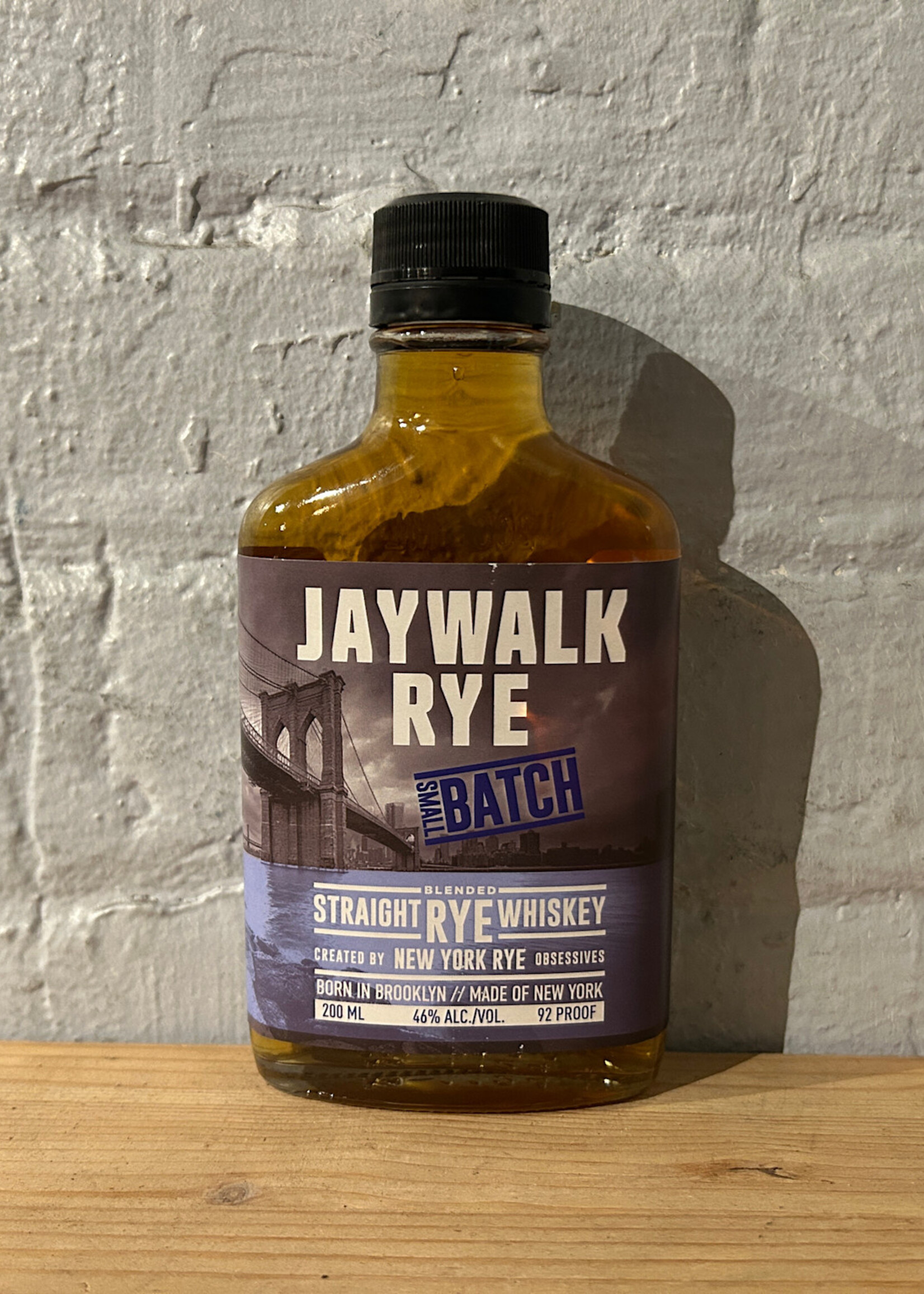 NY Distilling Co Jaywalk Blended Straight Rye Whiskey - Brooklyn, NY (200ml)