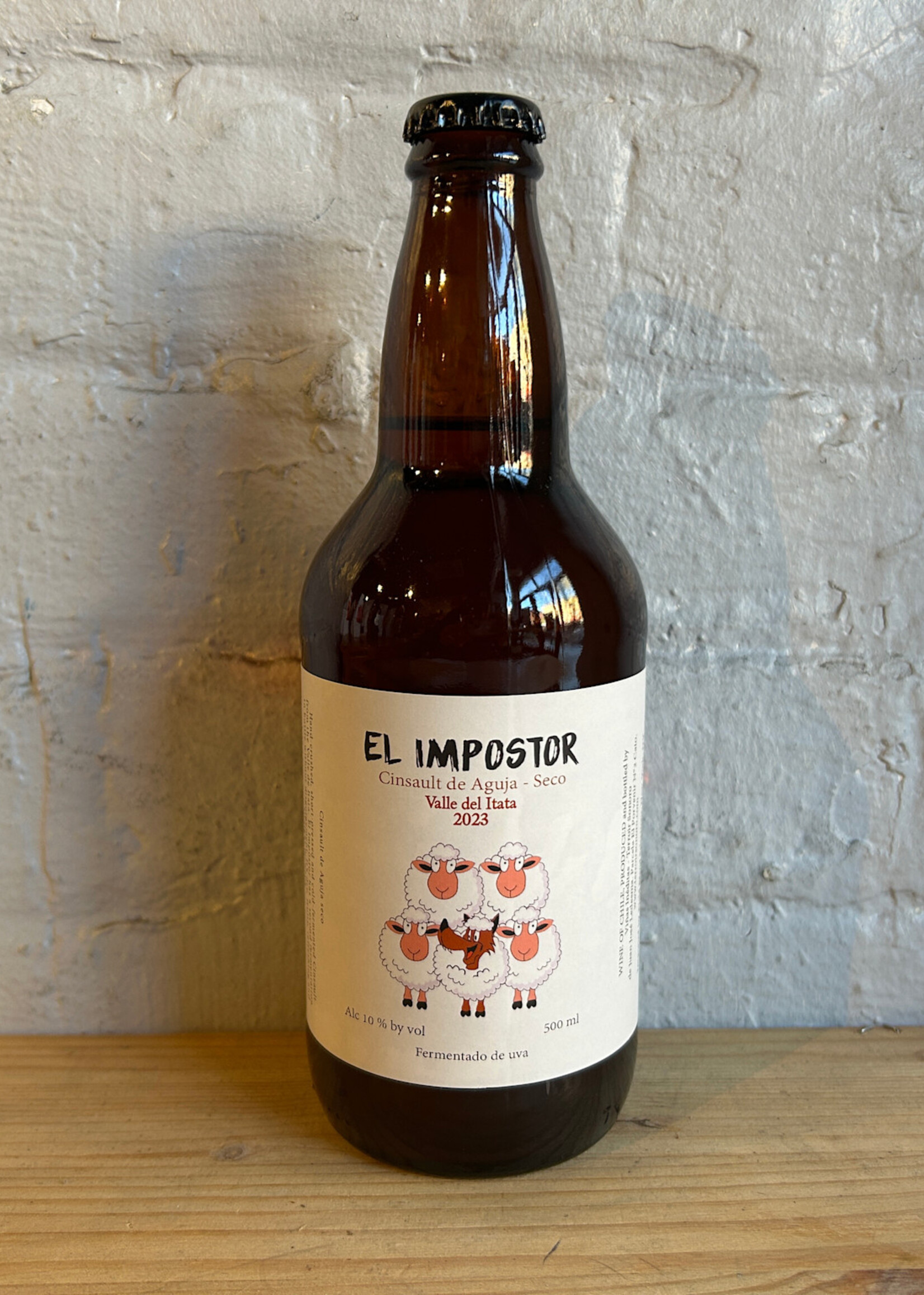 Wine 2023 Terroir Sonoro El Impostor de Aguja Cinsault PetNat Rose - Valle del Itata, Chile (500ml)