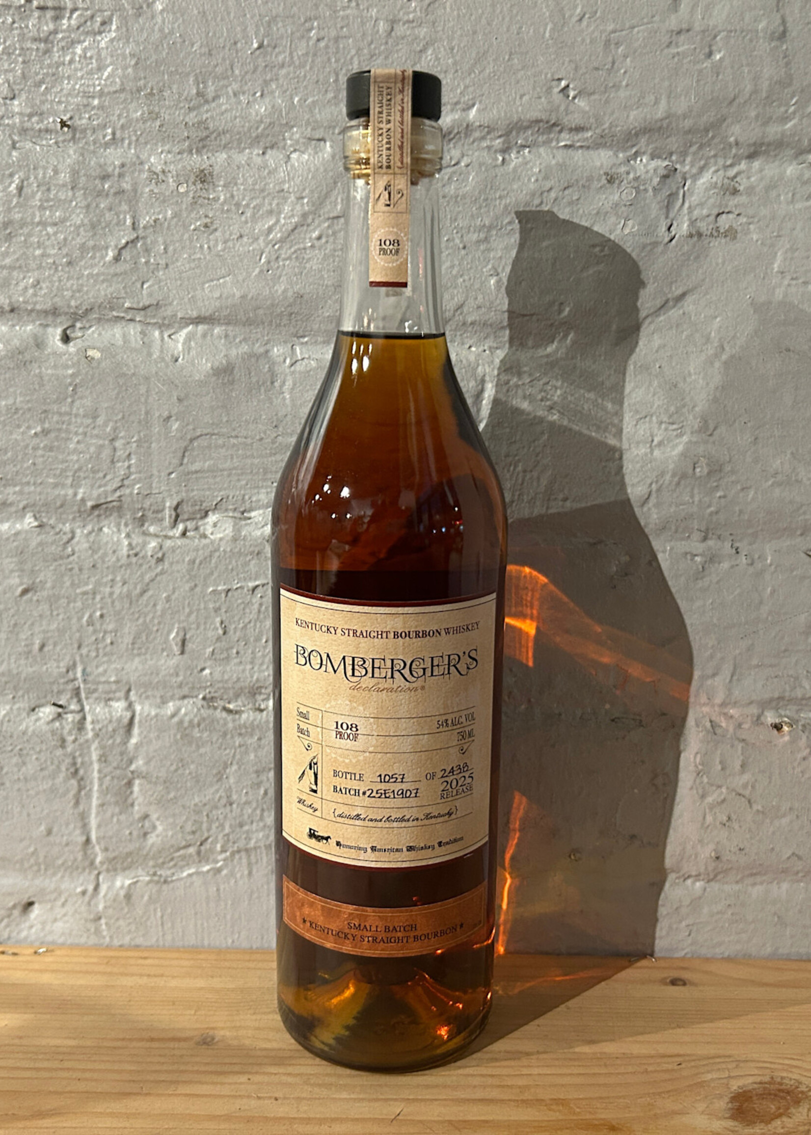 Bomberger's Declaration Small Batch Straight Bourbon Whiskey 2025 Release - Louisville, KY (750ml)