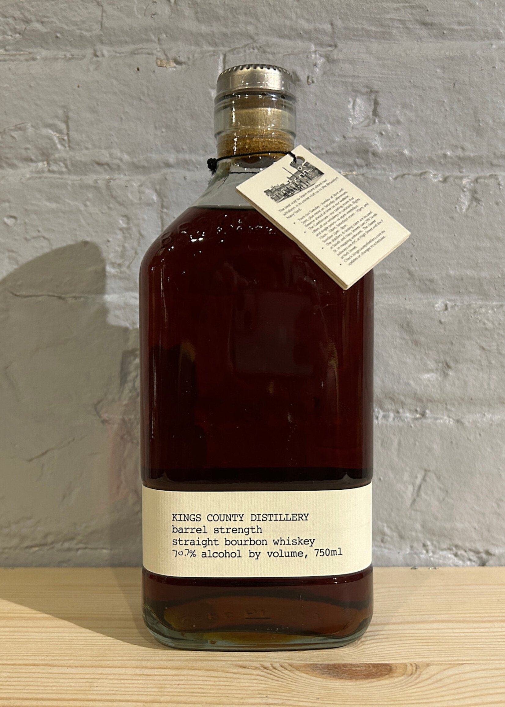 Kings County Distillery Barrel Strength Straight Bourbon #20 70.7% ABV- Brooklyn, NY (750ml)
