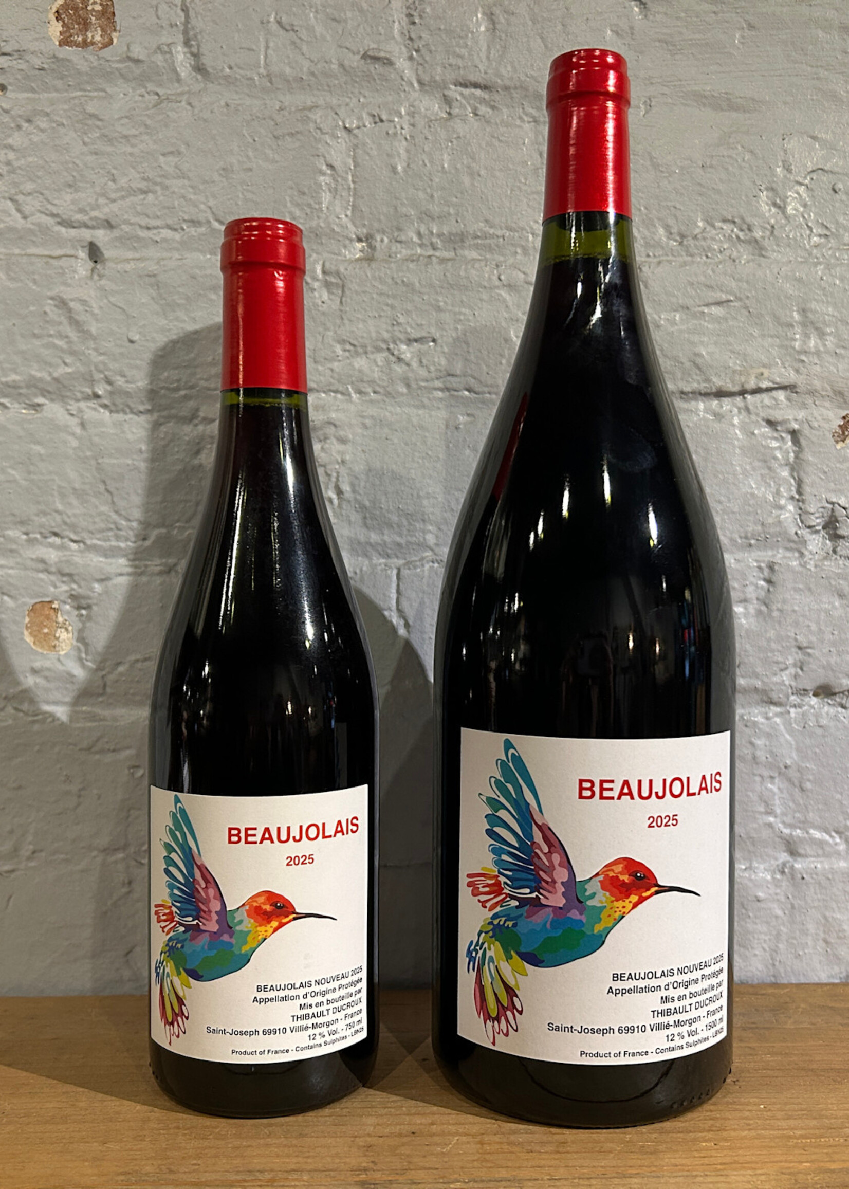 Wine 2025 Thibault Ducroux Nouveau - Beaujolais, France (1.5Ltr)