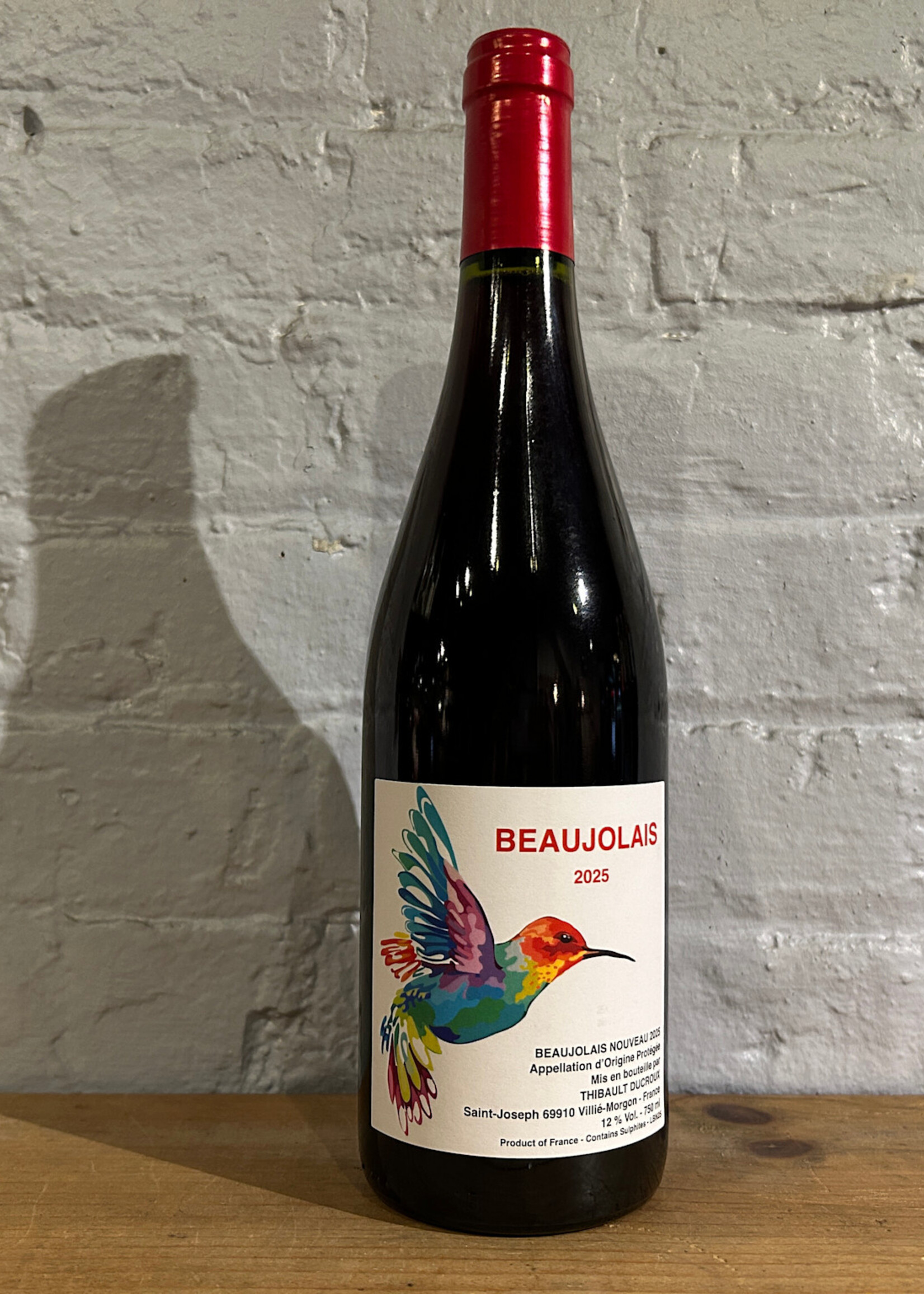 Wine 2025 Thibault Ducroux Nouveau - Beaujolais, France (750ml)