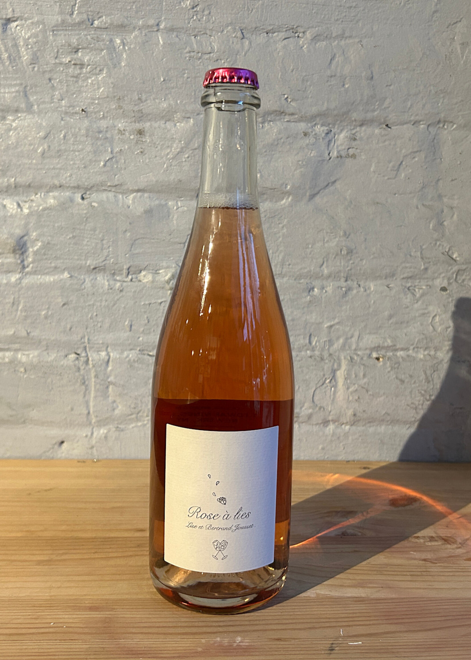 Wine 2023 Domaine Lise et Bertrand Jousset Rose à Lies Pet Nat - Loire Valley, France (750ml)