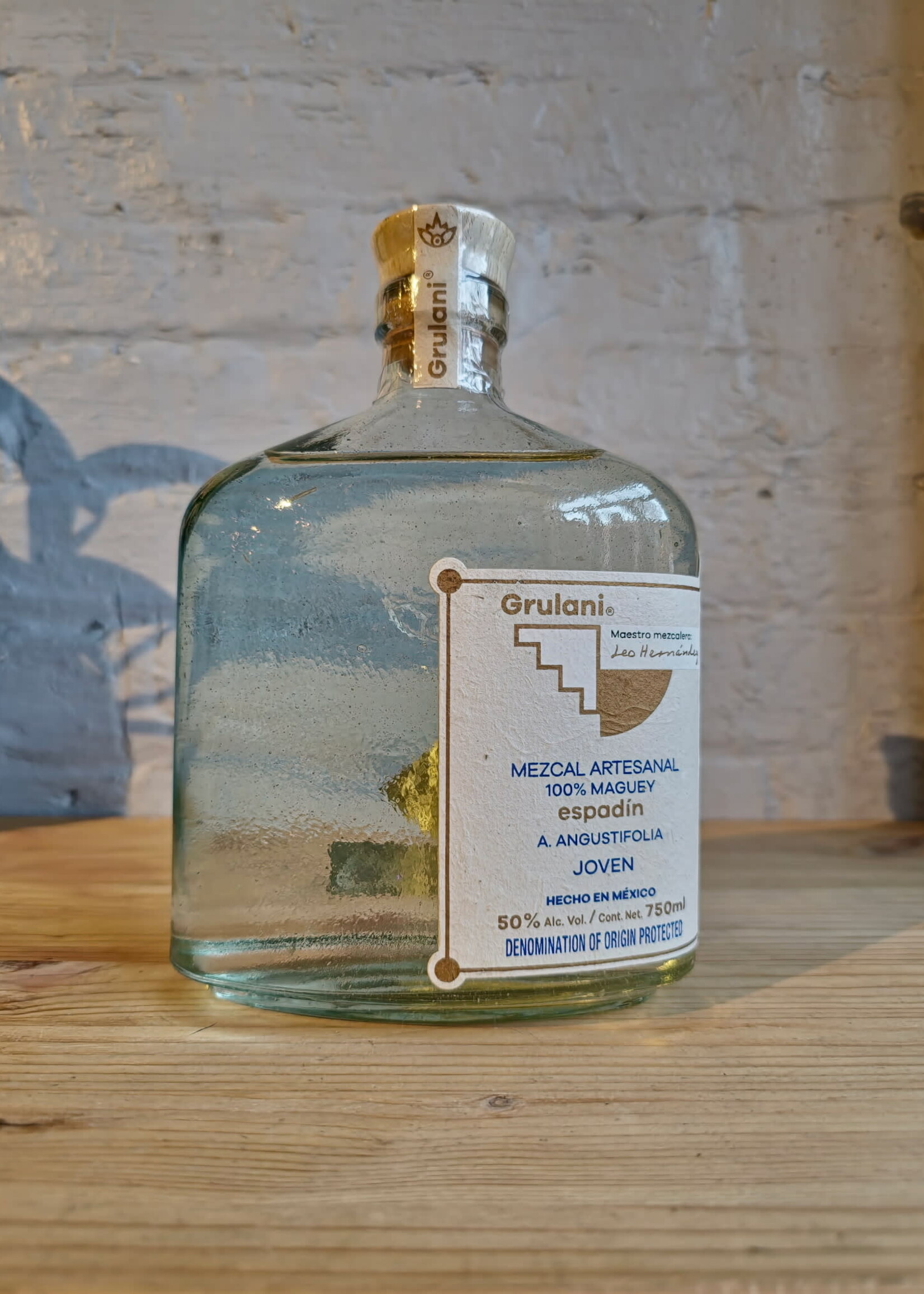 Grulani High Proof Espadin Mezcal - San Baltazar Guelavila, Oaxaca, Mexico (750ml)