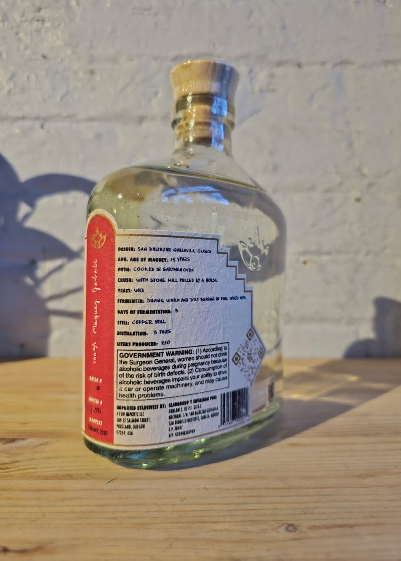 Grulani Jabali Mezcal - San Baltazar Guelavila, Oaxaca, Mexico (750ml)