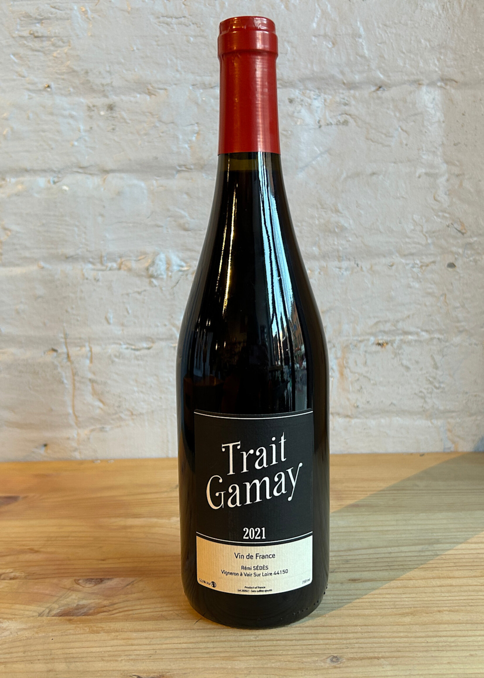 Wine 2021 Rémi Sédès Gamay Trait - Loire Valley, France (750ml)