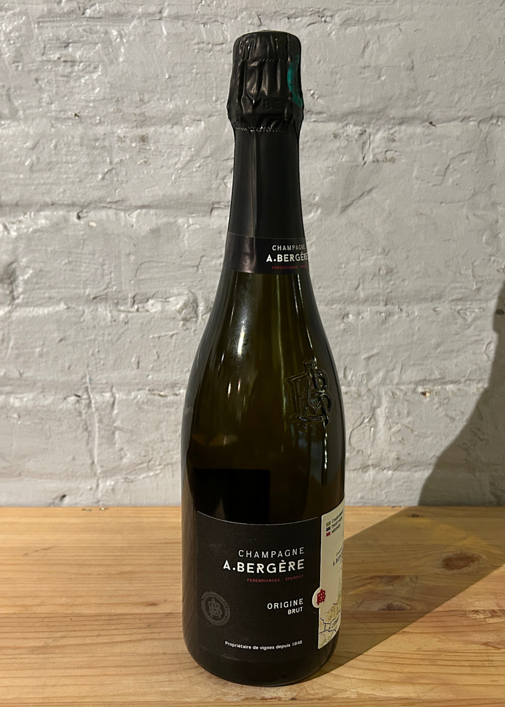 Wine NV A. Bergère Origine Brut - Champagne, France (750ml)