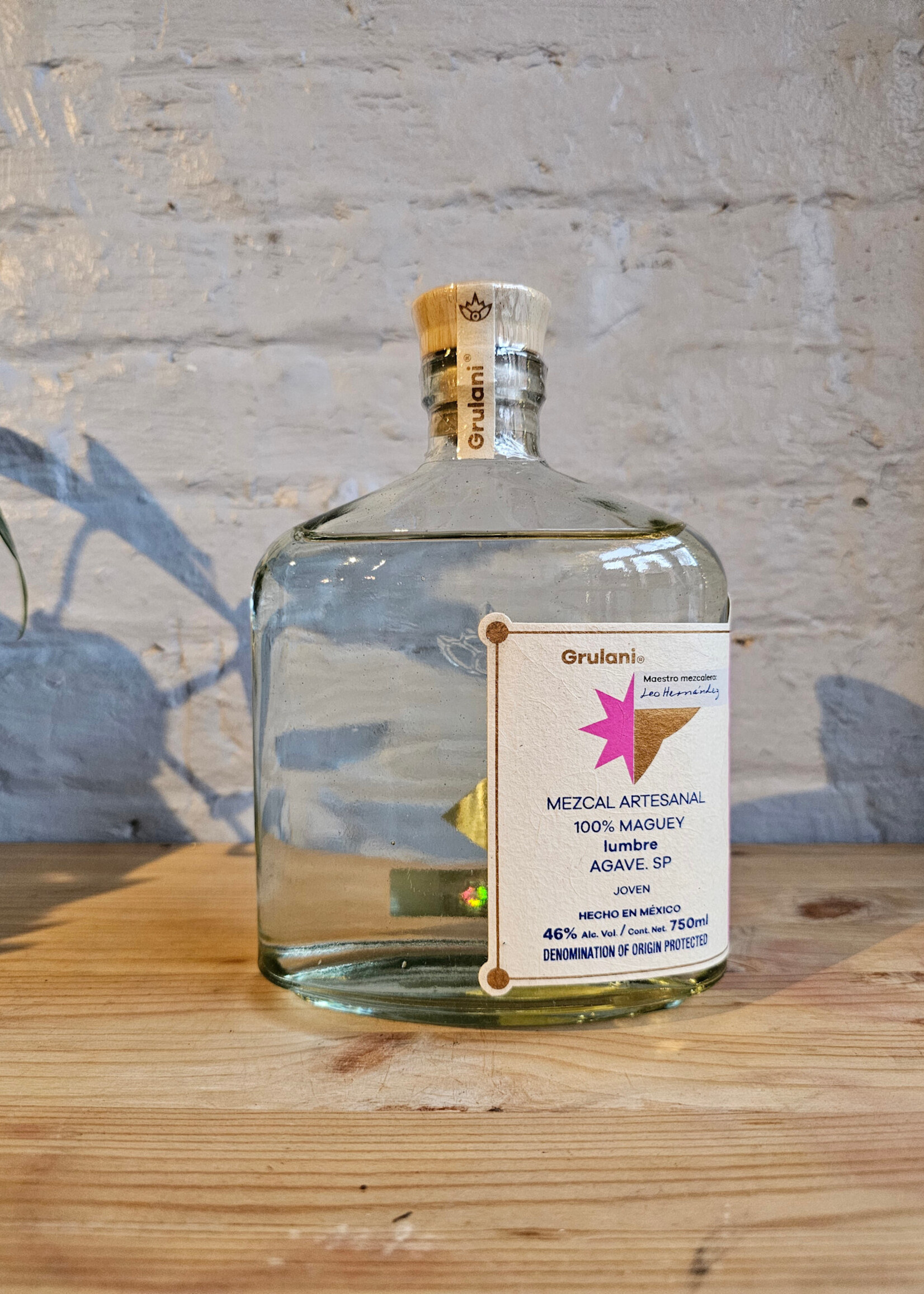 Grulani Mezcal Lumbre - San Baltazar Guelavila, Oaxaca, Mexico (750ml)