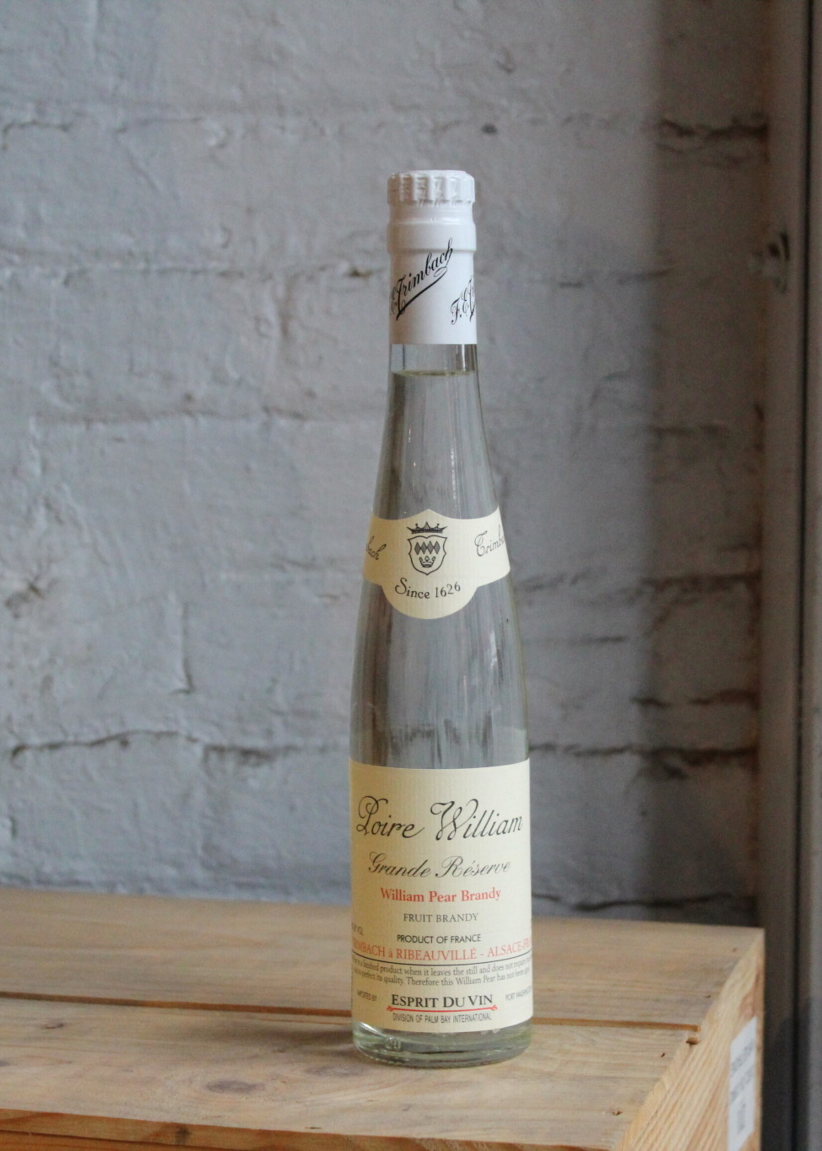 Trimbach Grande Reserve Eau de Vie de Poire William - Alsace, France (375ml)