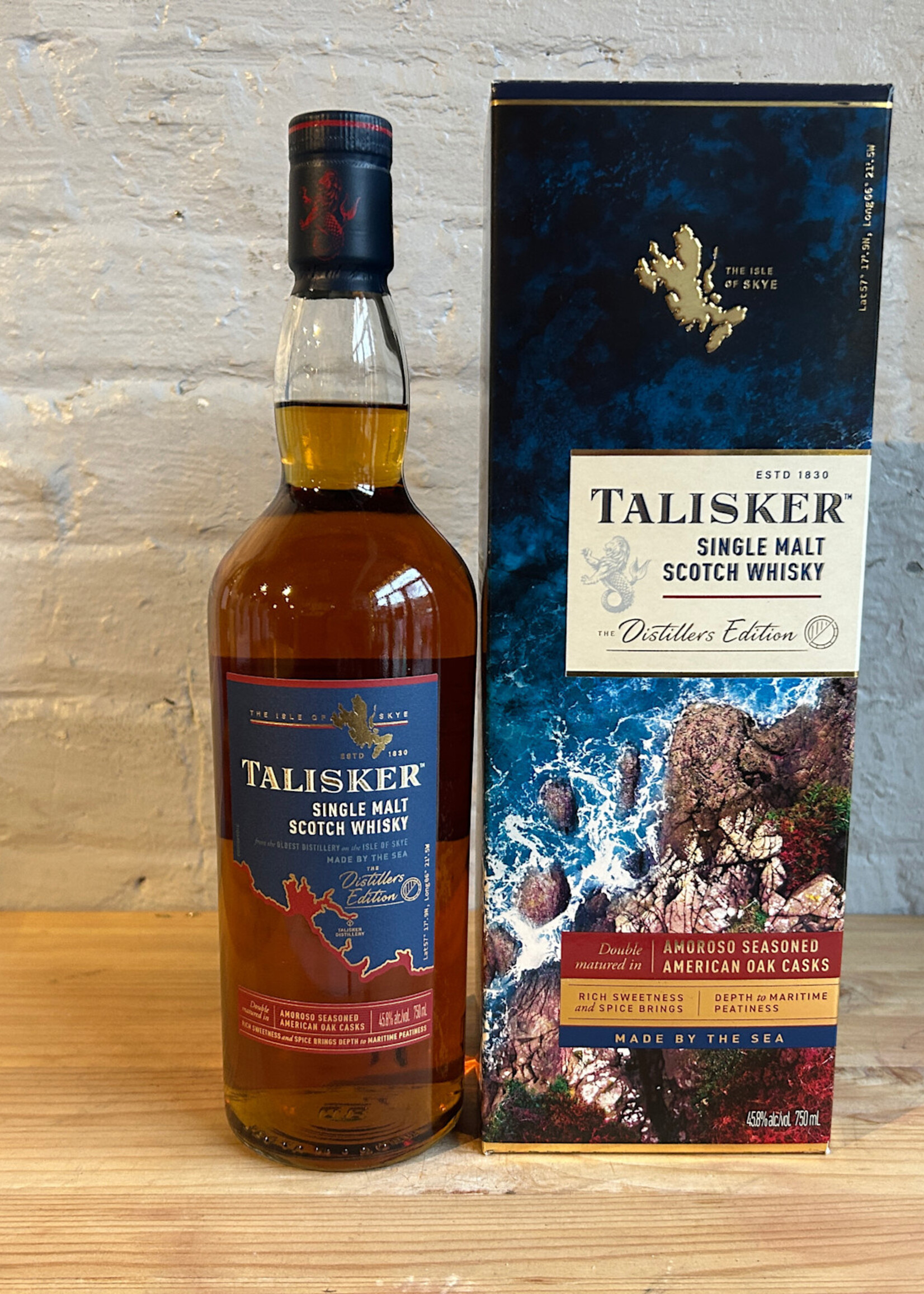 Talisker Single Malt Scotch The Distillers Edition 91.6 Proof - Isle of Skye, Scotland (750ml)
