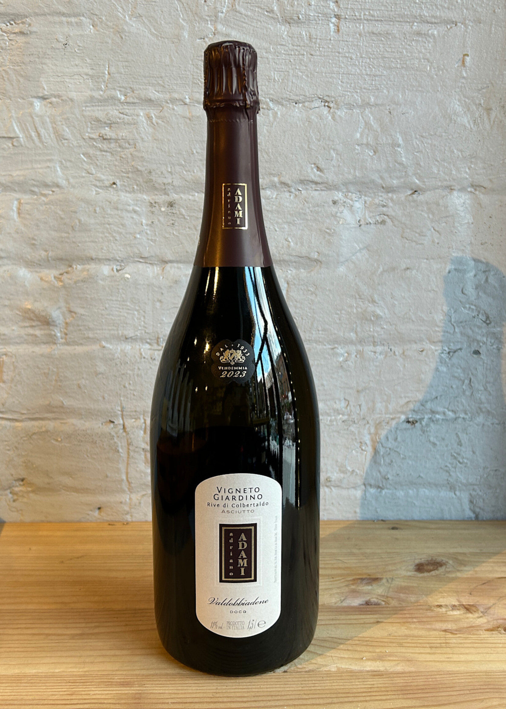 Wine 2023 Adriano Adami Dry Vigneto Giardino Rive di Colbertaldo Prosecco - Veneto, Italy (1.5Ltr)