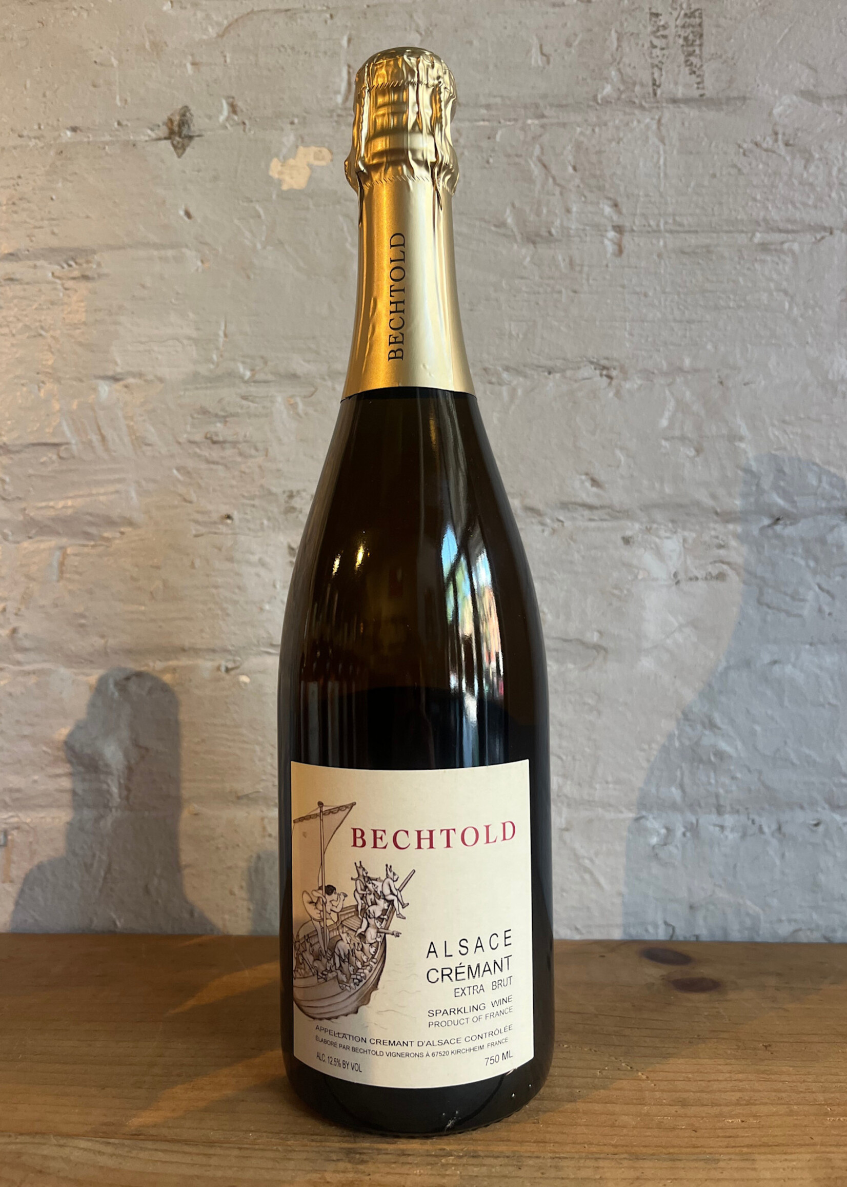 Wine 2022 Domaine Bechtold Crémant d’Alsace Blanc Extra Brut - Alsace, France (750ml)