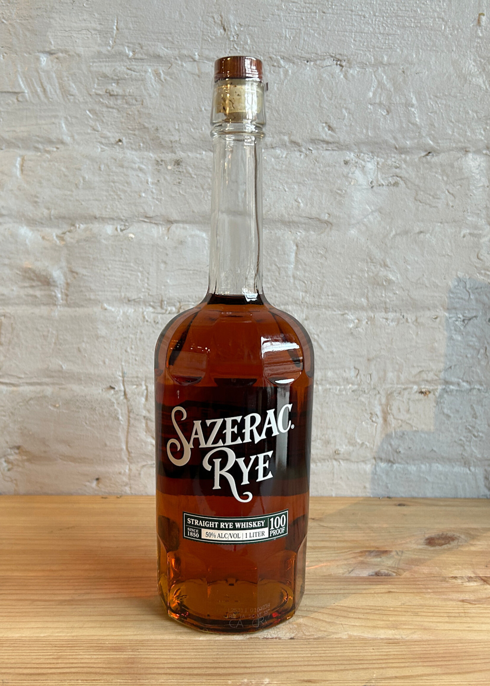 Sazerac 100 Proof Straight Rye Whiskey - Frankfort, KY (1Ltr)