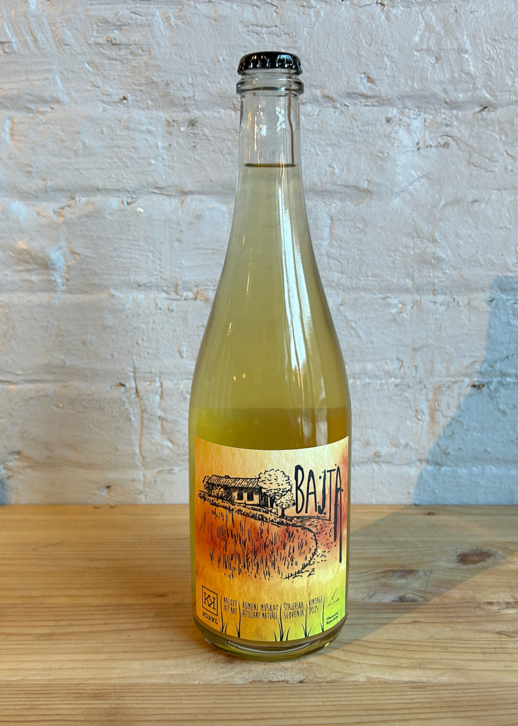 Wine 2025 Kobal Bajta Muskat Pet Nat - Podravje, Slovenia (750ml)
