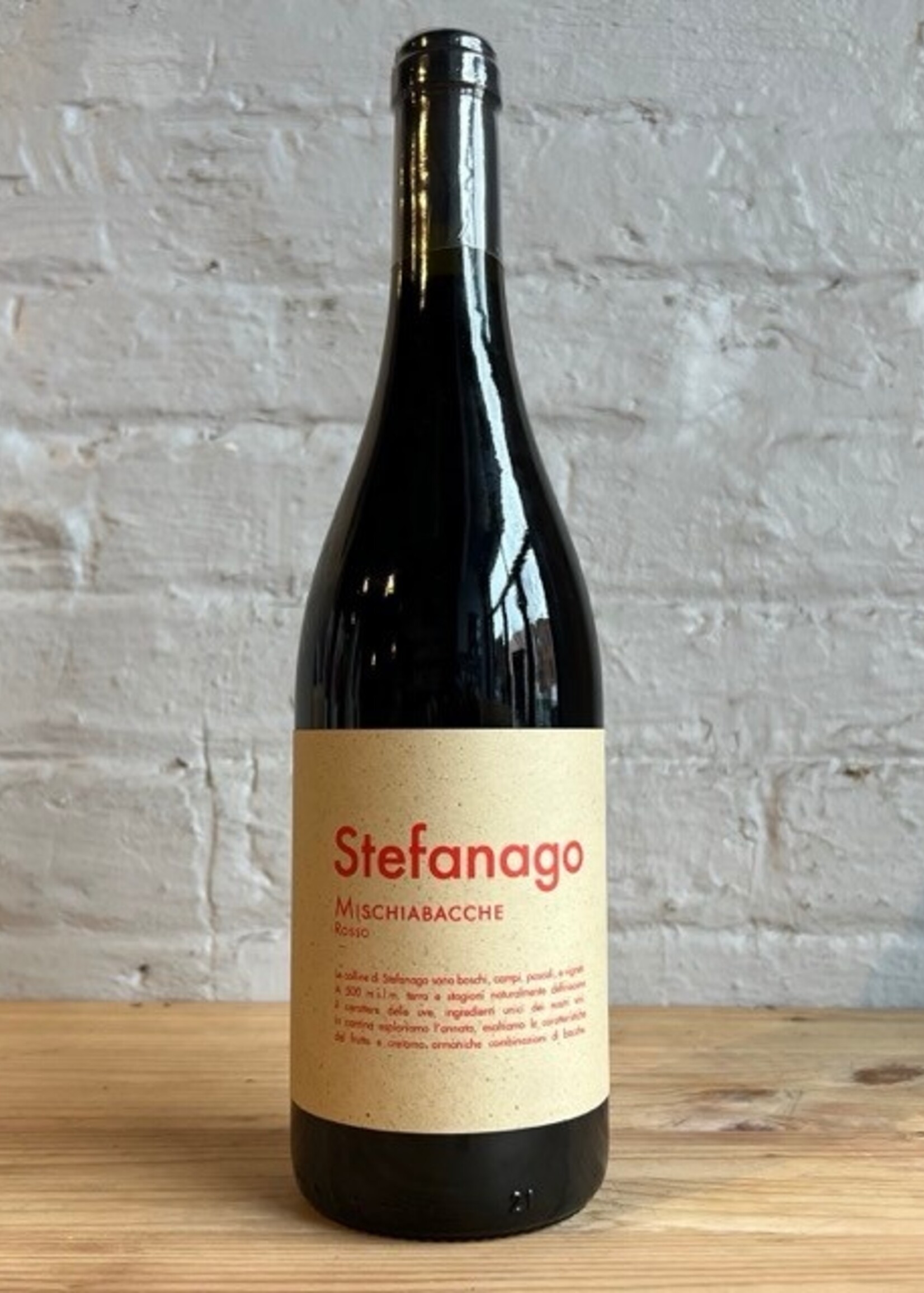 Wine 2022 Stefanago Mischiabacche Rosso - Pavia, Lombardy, Italy (750ml)